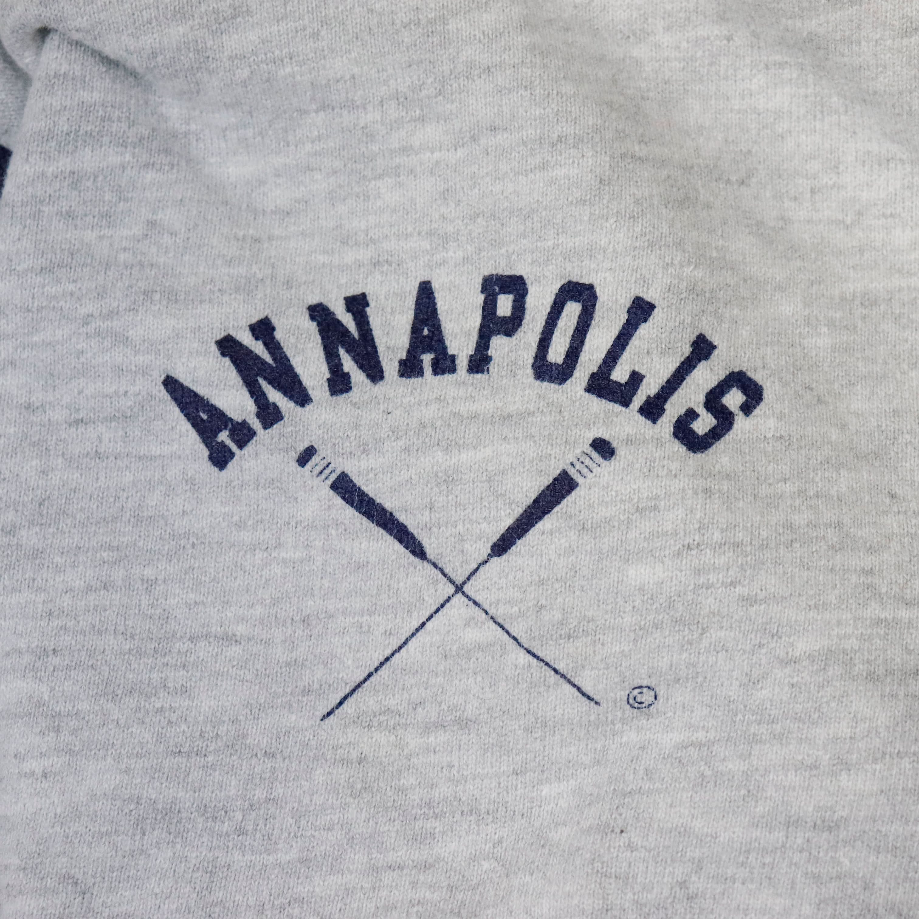 Vintage 1990 Champion Annapolis Reverse Weave Sweatshirt Size XXL