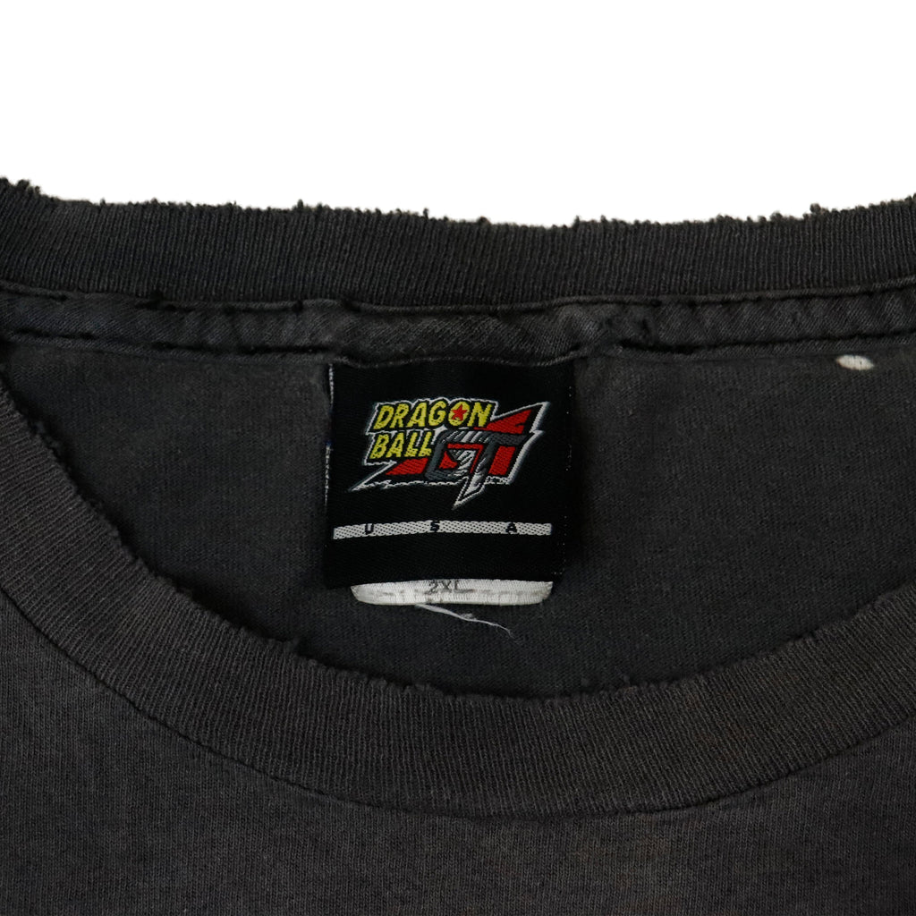 Vintage Dragon Ball GT Faded Graphic T-Shirt Size 2XL 90s