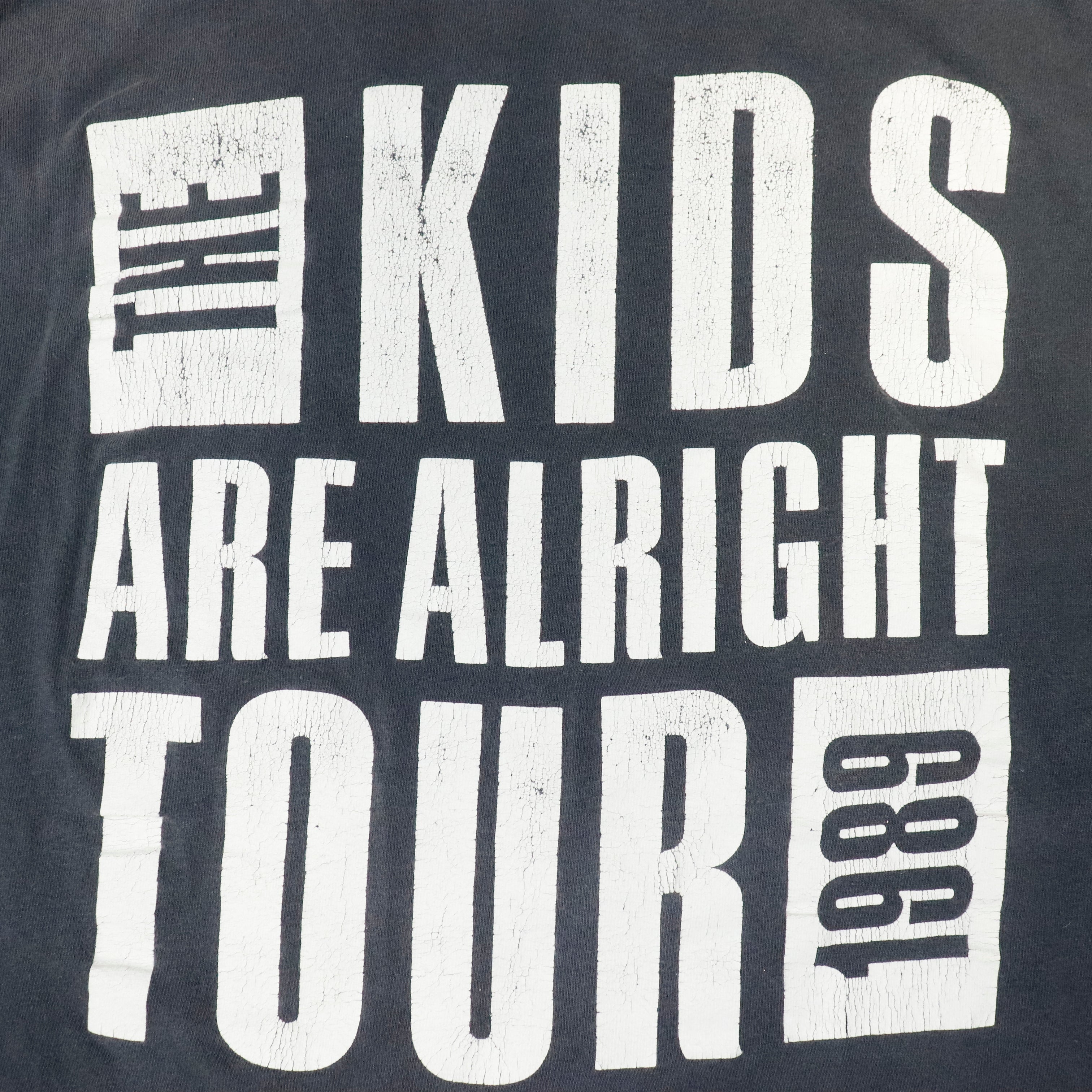 Vintage The Who Maximum R&B The Kids Are Alright Tour T-shirt Size XL