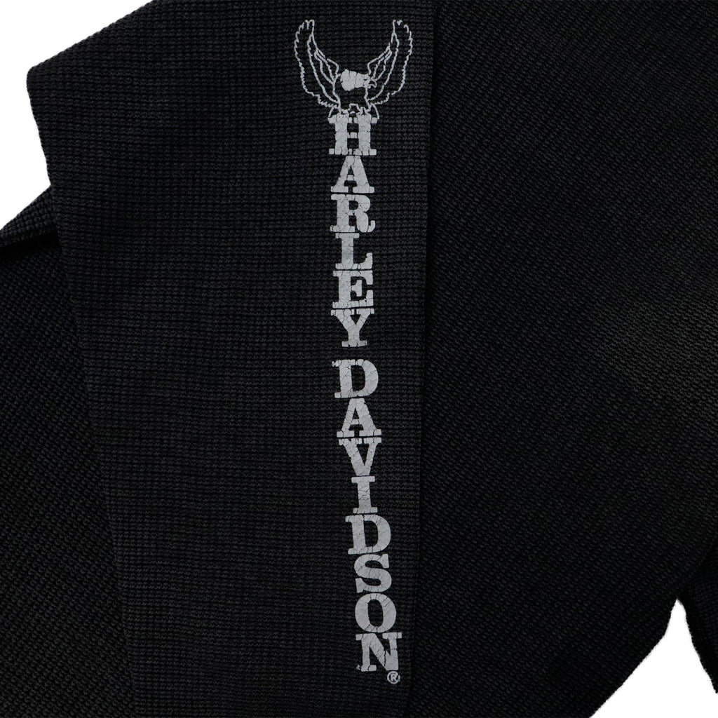 Vintage Harley Davidson Eagle Graphic Thermal Long Sleeve Size L