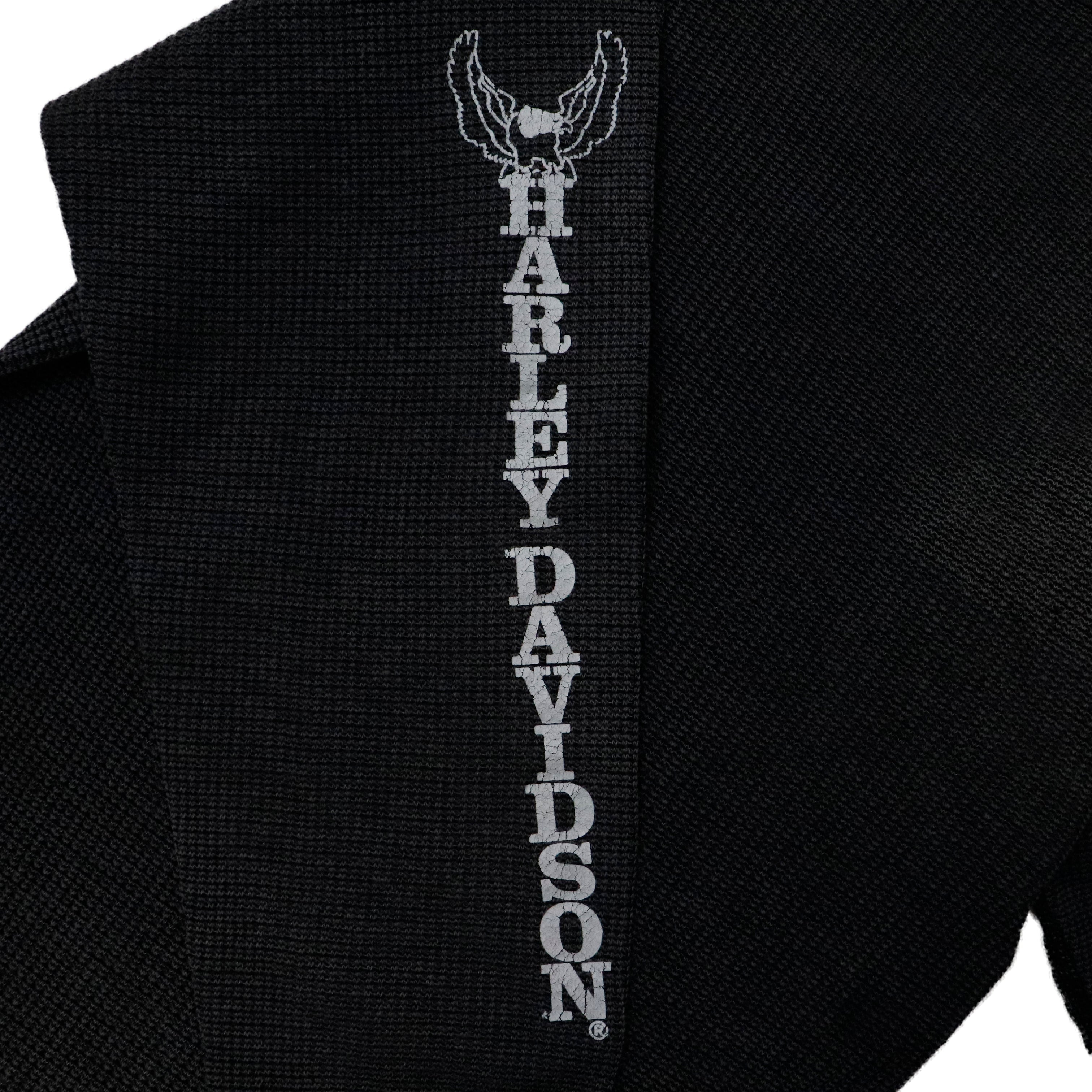 Vintage Harley Davidson Eagle Graphic Thermal Long Sleeve Size L