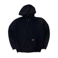 Vintage Carhartt Distressed Zip-Up Hoodie Size L