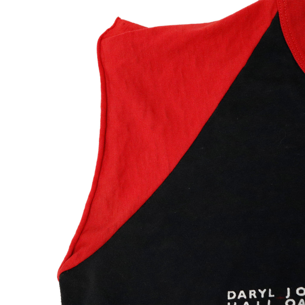 Vintage 1983 Hall & Oates H2O Raglan Sleeve Graphic T-Shirt Size L cut sleeves