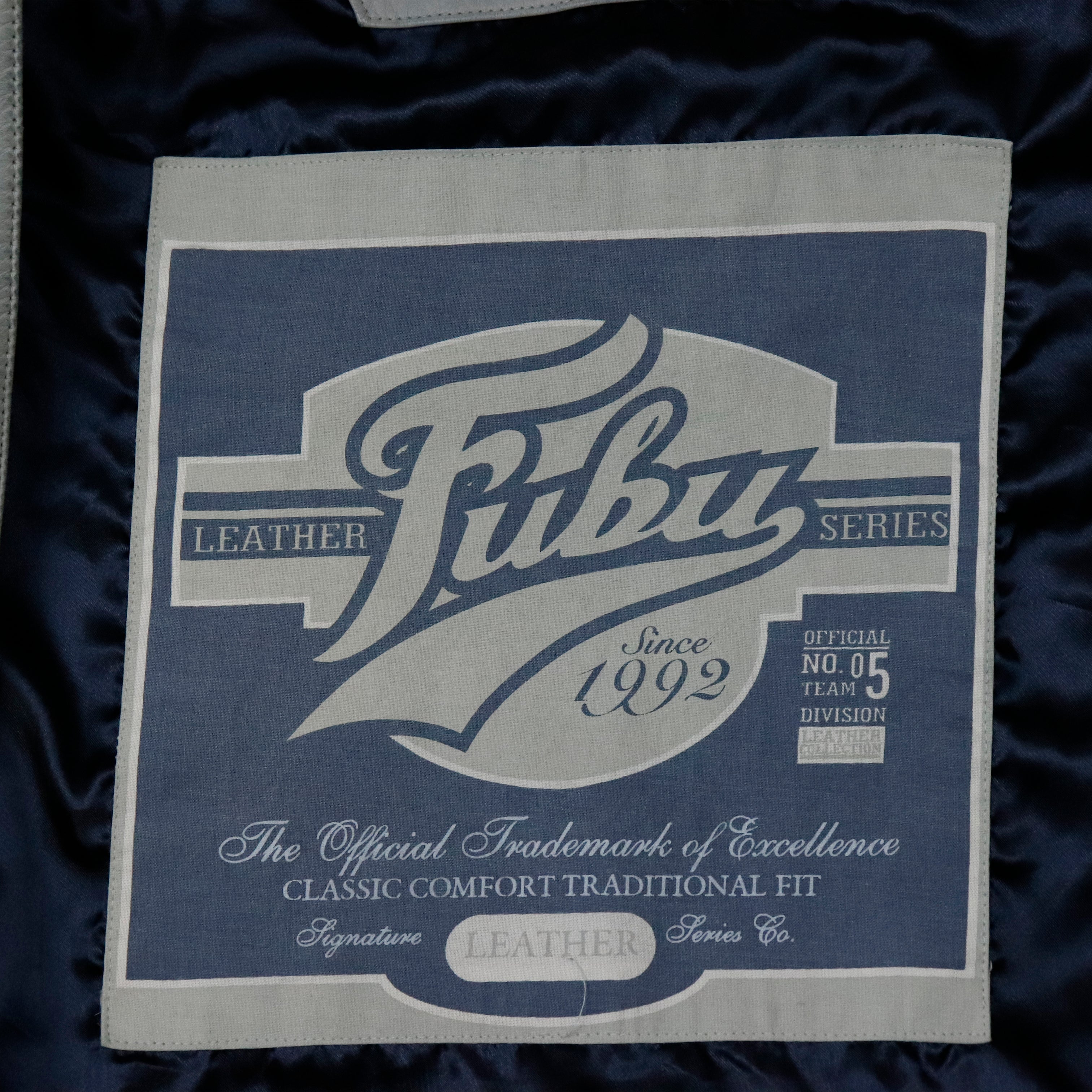 Vintage FUBU League 05 Leather Varsity Jacket Size L