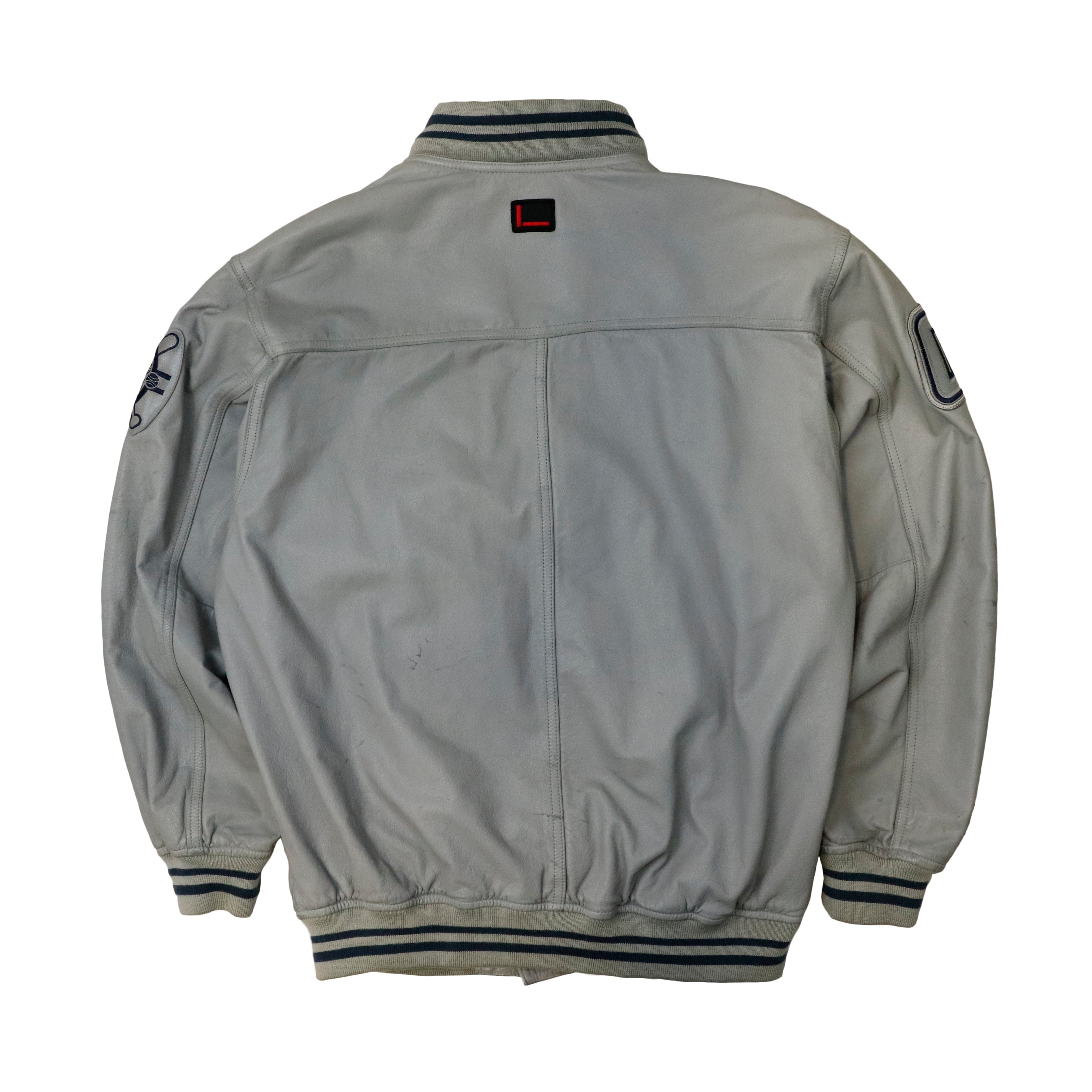 Vintage FUBU League 05 Leather Varsity Jacket Size L