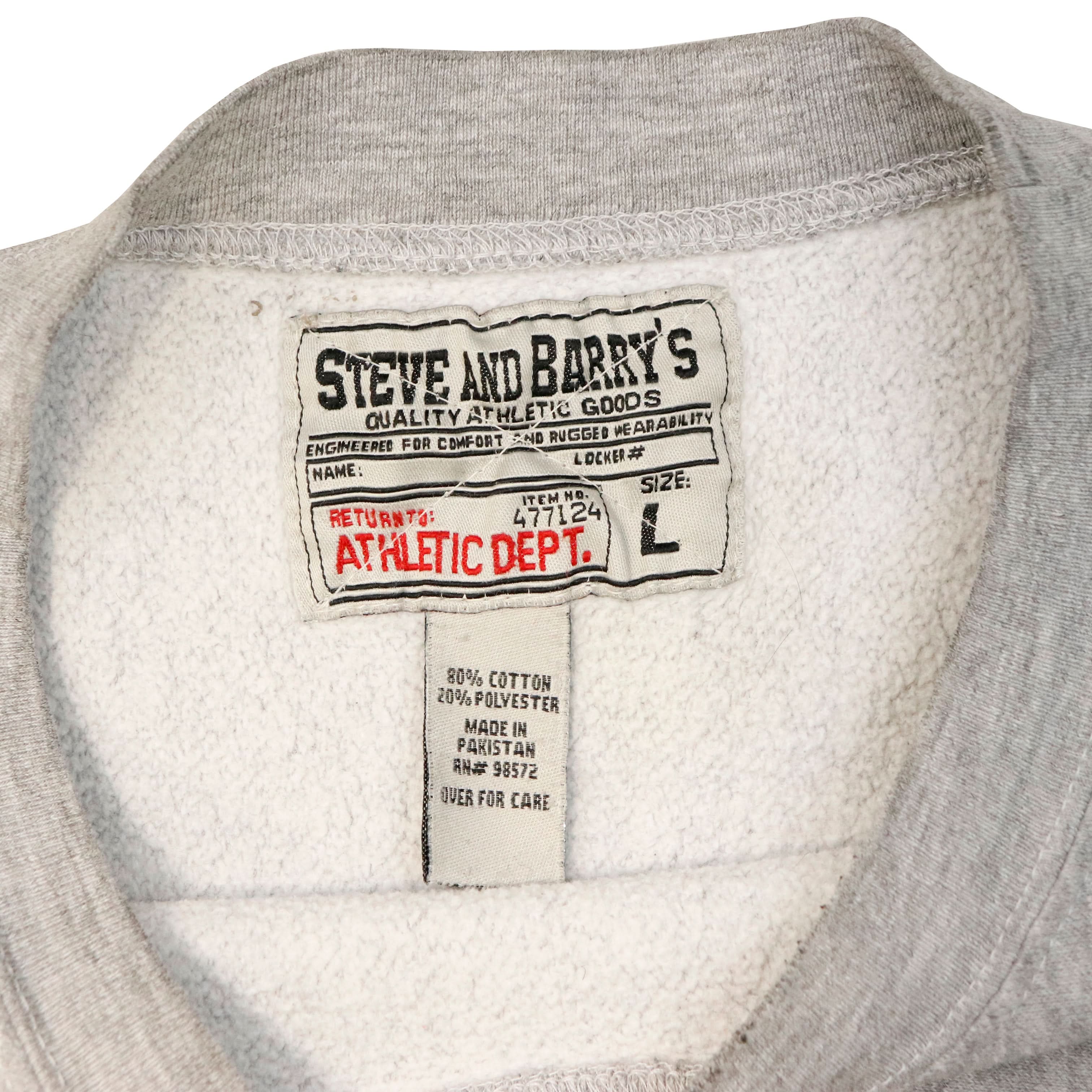 Vintage Steve and Barry's Michigan Embroidered Sweatshirt Size L