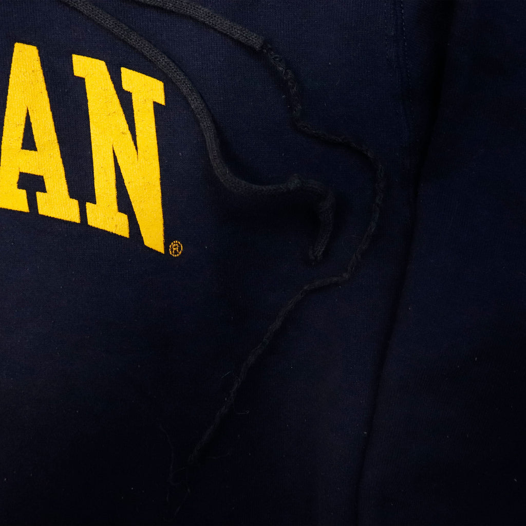 Vintage Russell Athletic Michigan Graphic Hoodie Size L