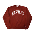 Vintage Harvard Champion Maroon Crewneck Sweatshirt Size N/A