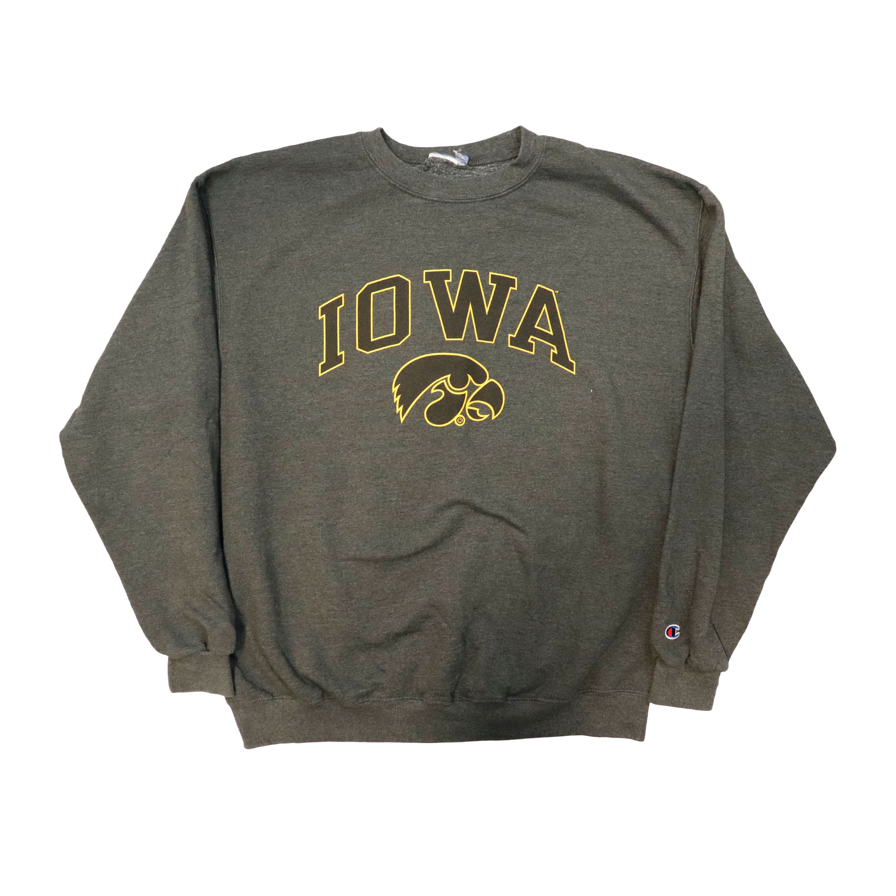 Vintage Champion Iowa Hawkeyes Graphic Sweatshirt Size N/A
