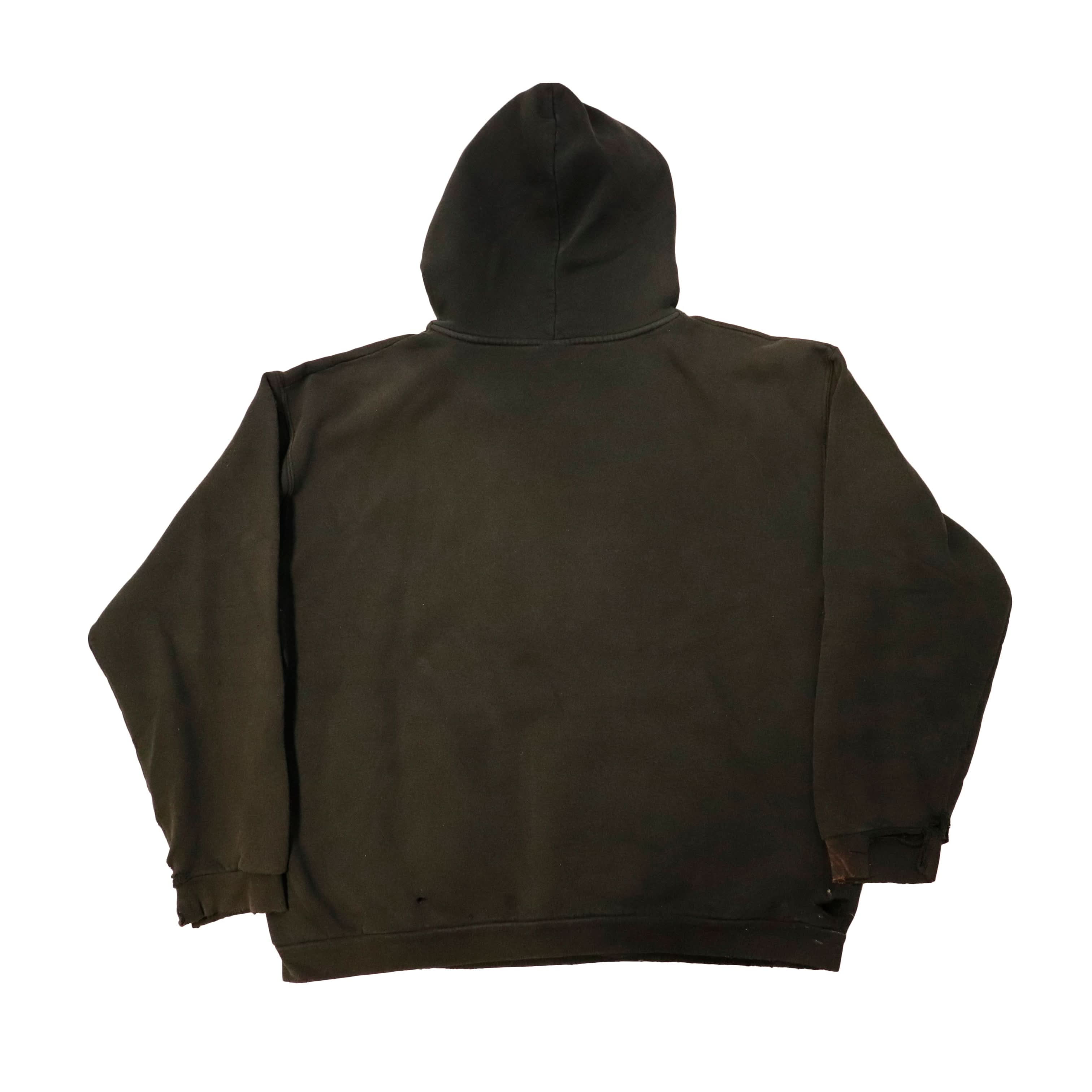 Vintage Graffiti Crown Graphic Hoodie Size N/A