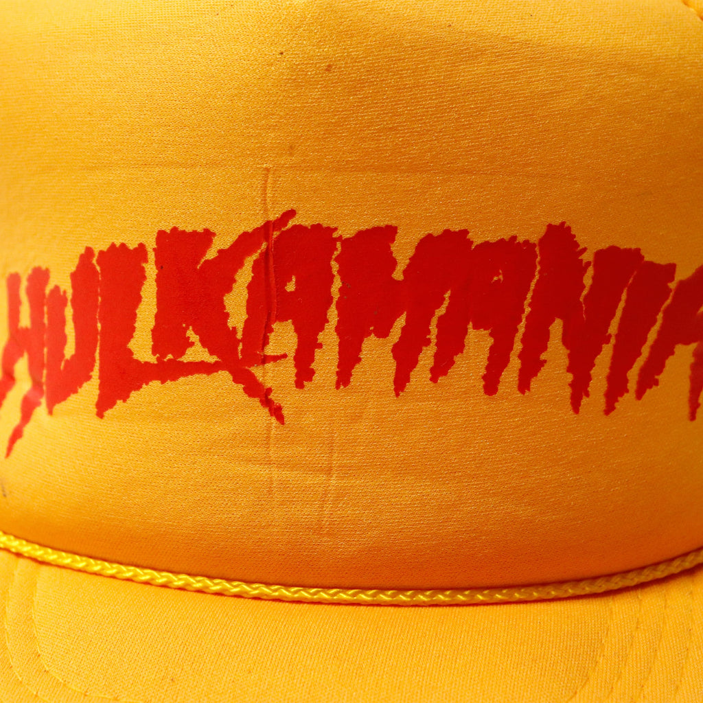 Vintage Hulk Hogan Hulkamania Mesh Trucker Hat Size One Size