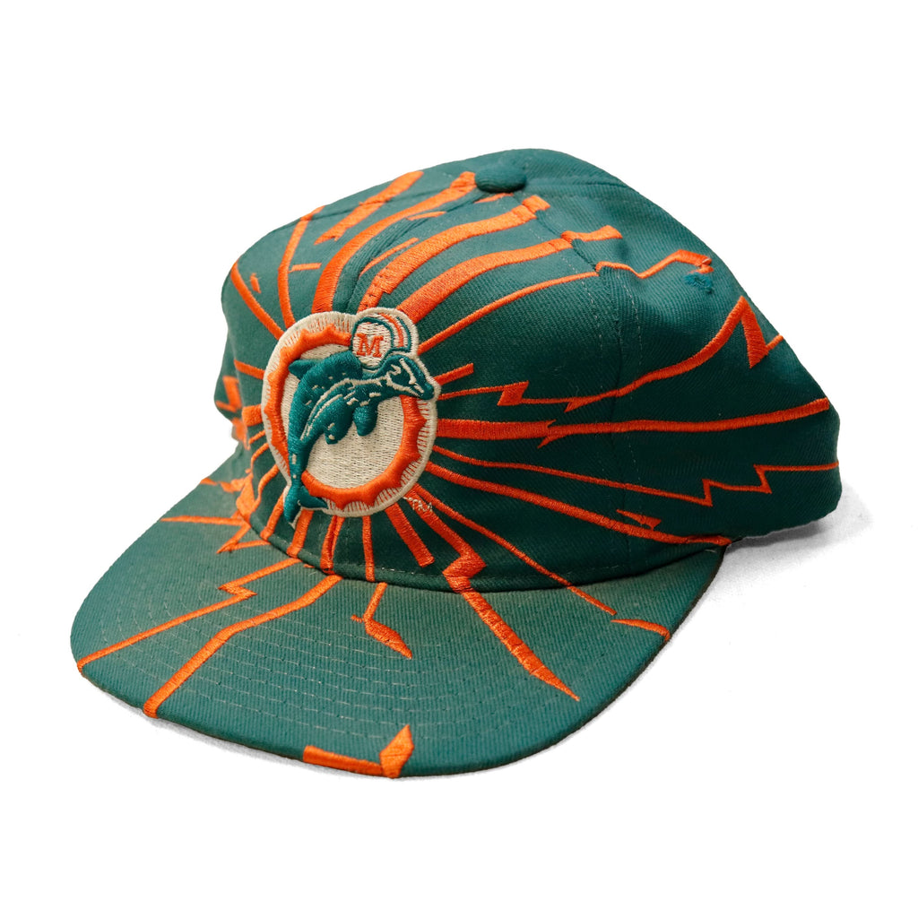 Vintage Miami Dolphins Snapback Embroidered snapback Hat Size One Size