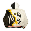 Vintage 1992 YO MTV Rap leather Hooded jacket Size XL RARE!