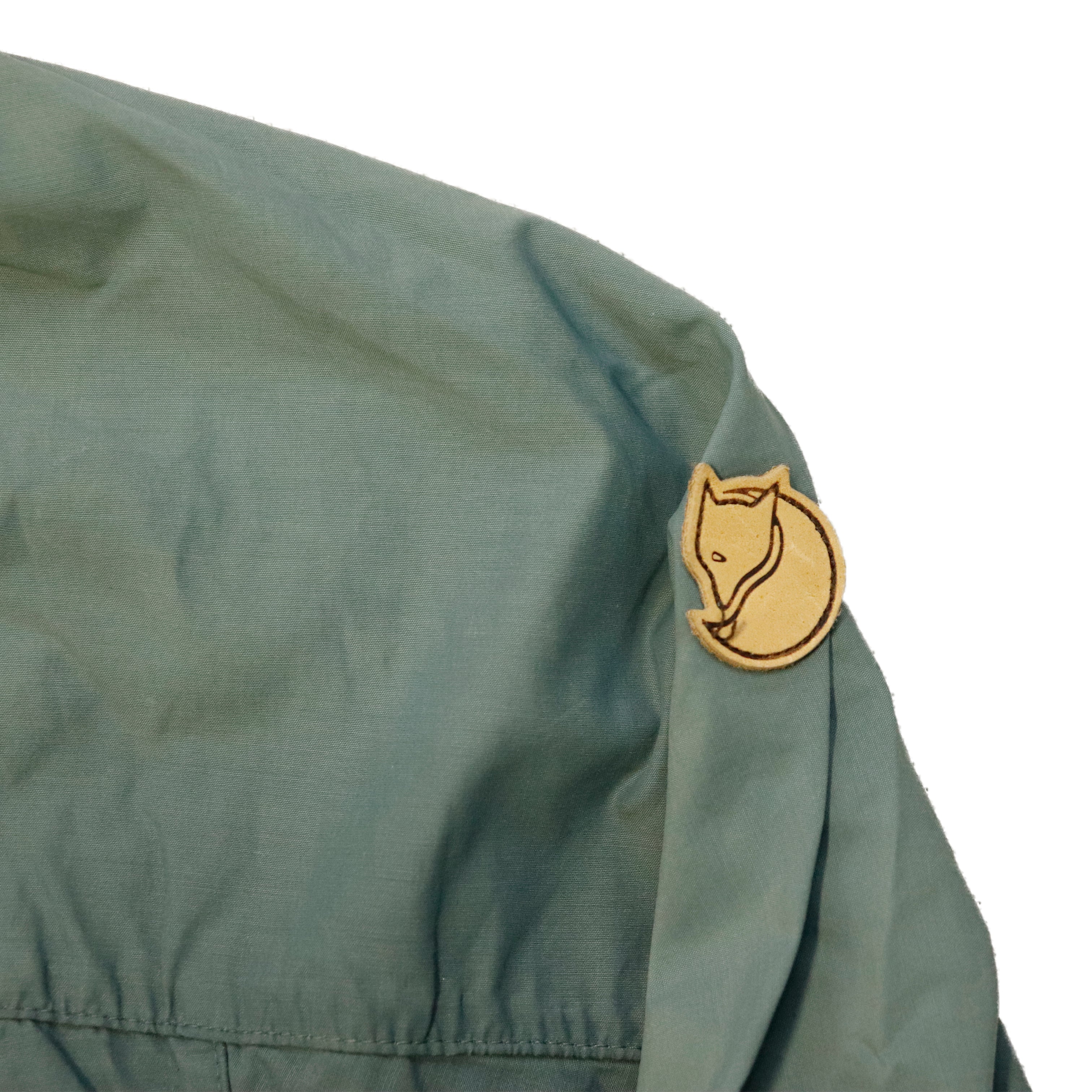 Vintage Fjallraven Hooded Zip Front Jacket Size S green