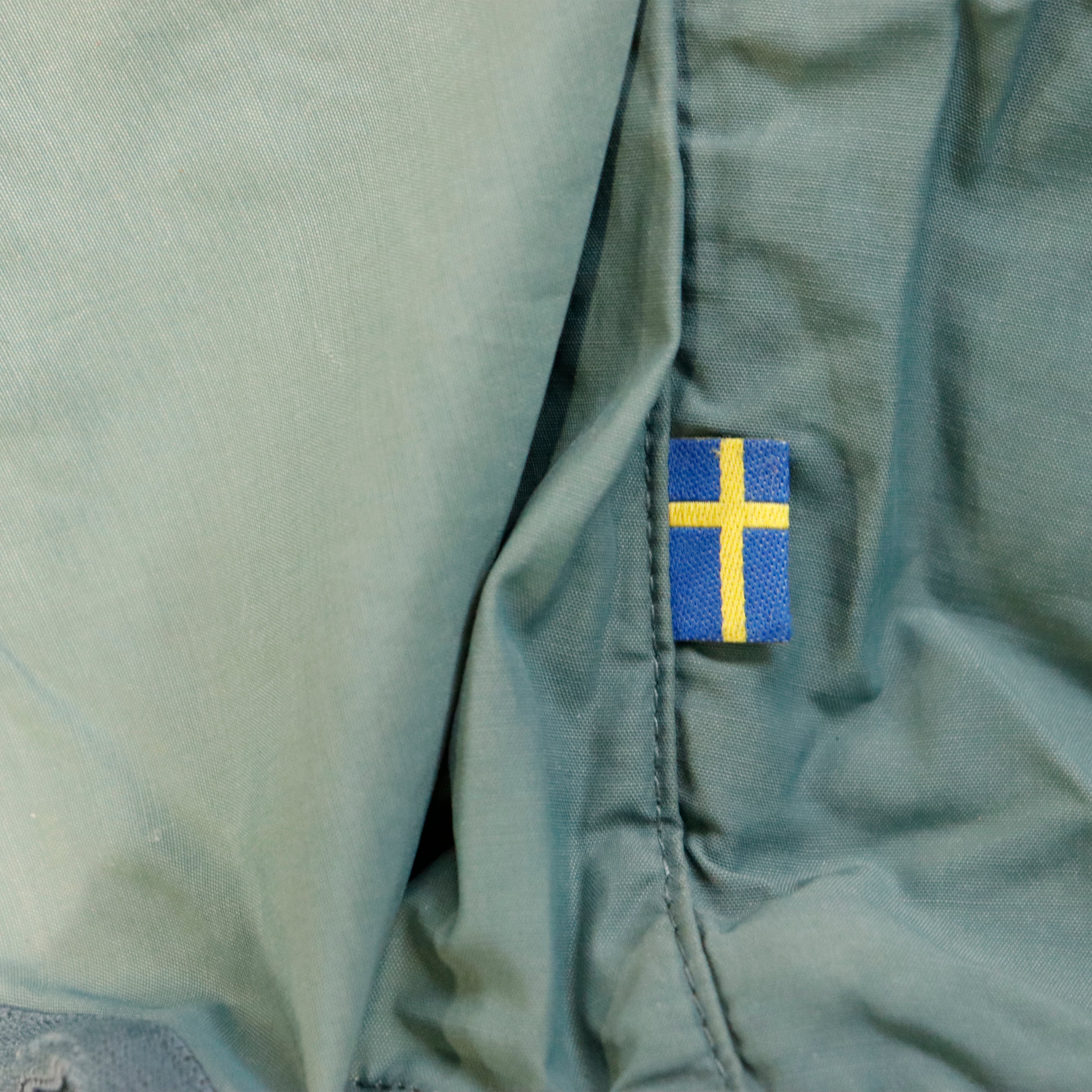 Vintage Fjallraven Hooded Zip Front Jacket Size S green