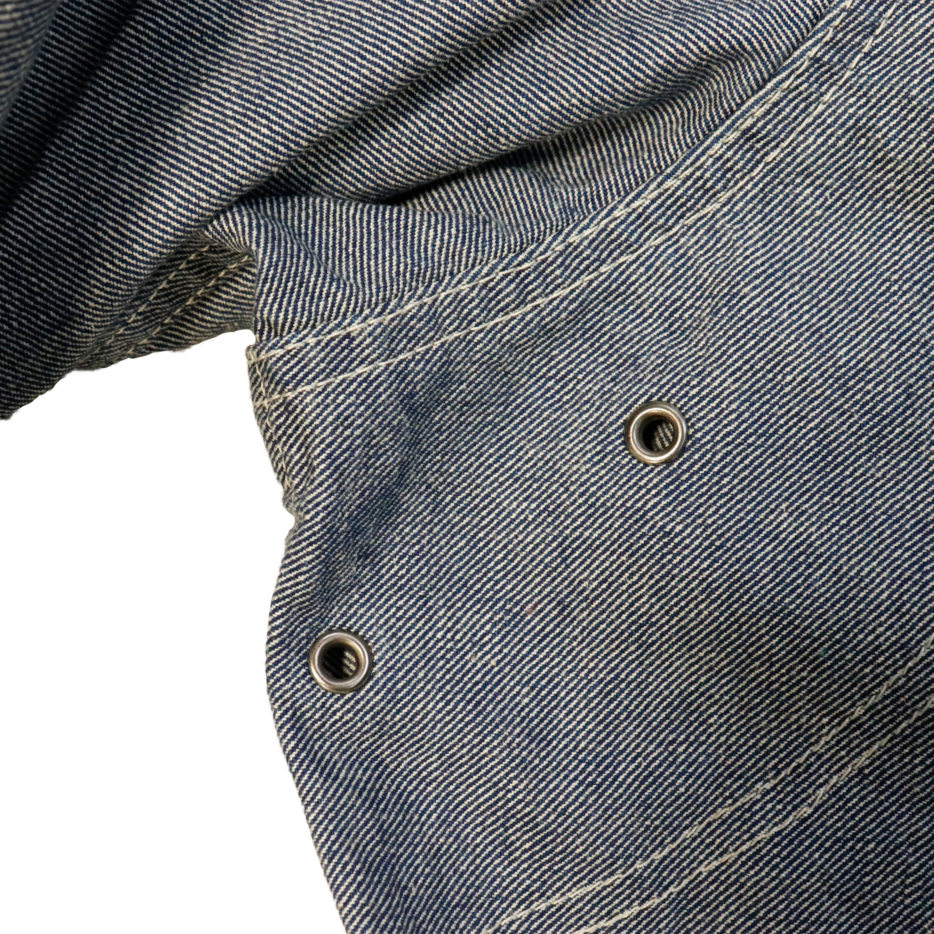 Vintage Iceberg Jeans Embroidered Logo Denim Jacket