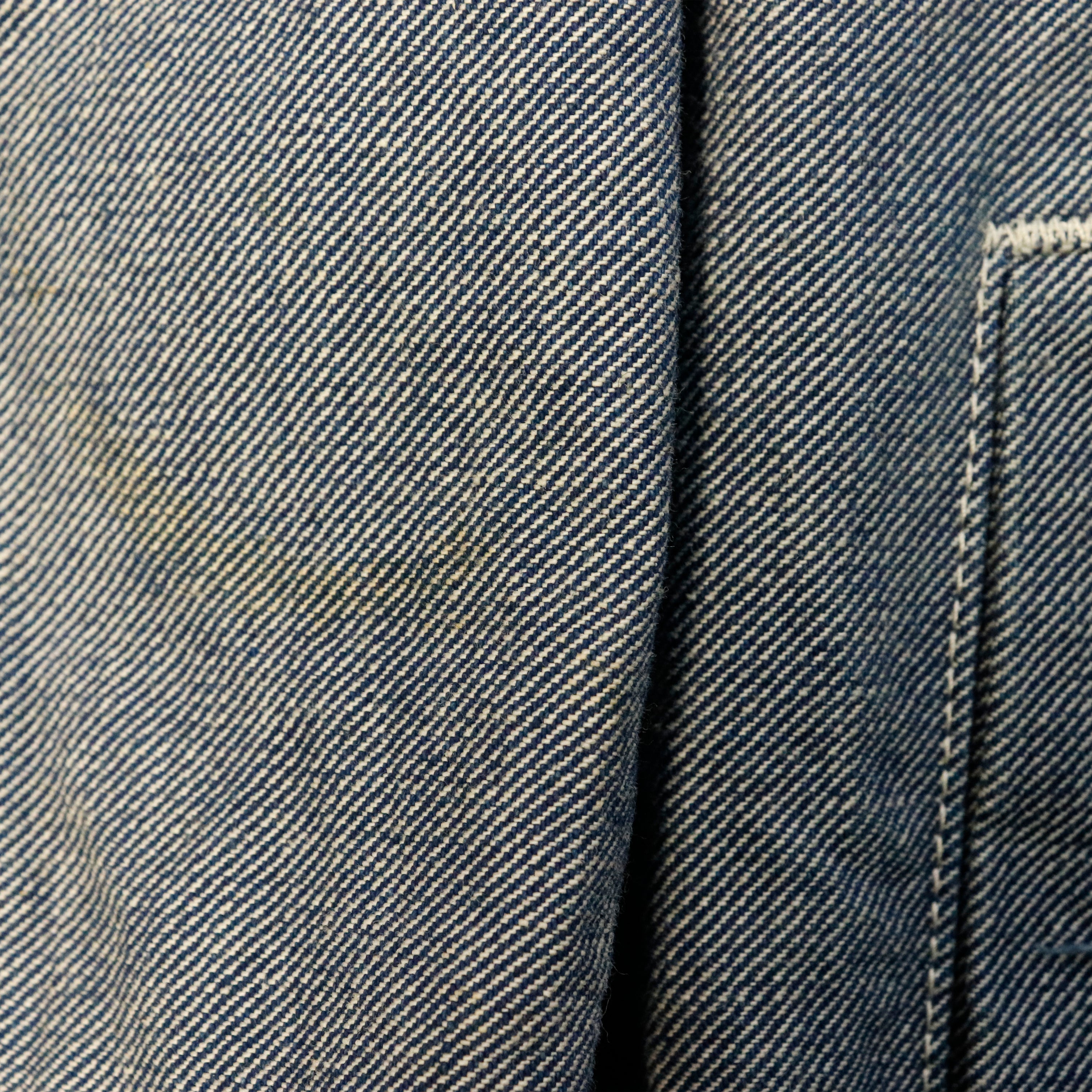 Vintage Iceberg Jeans Embroidered Logo Denim Jacket