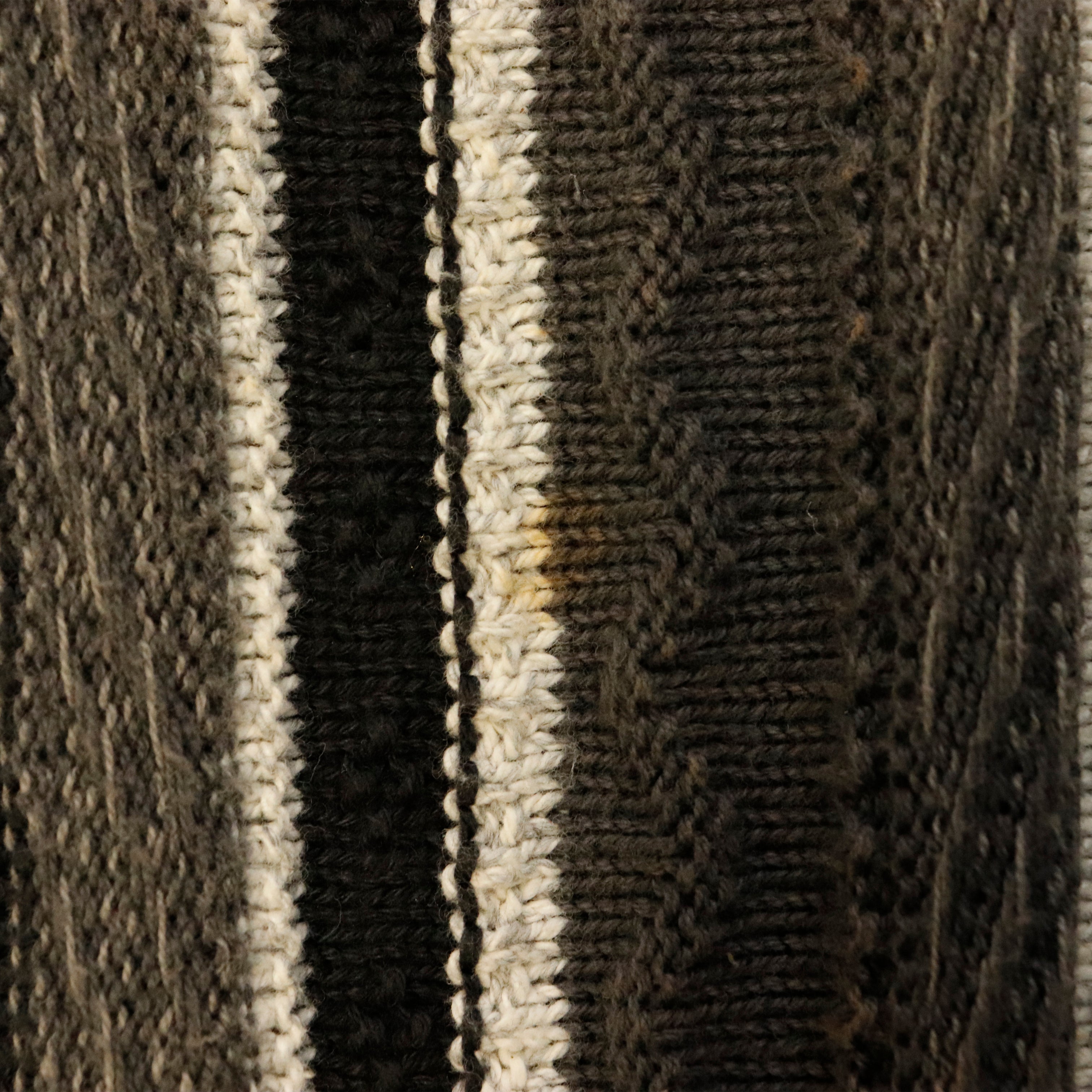 Vintage Alexander Lloyd striped textured 3D knit sweater Size XXXL