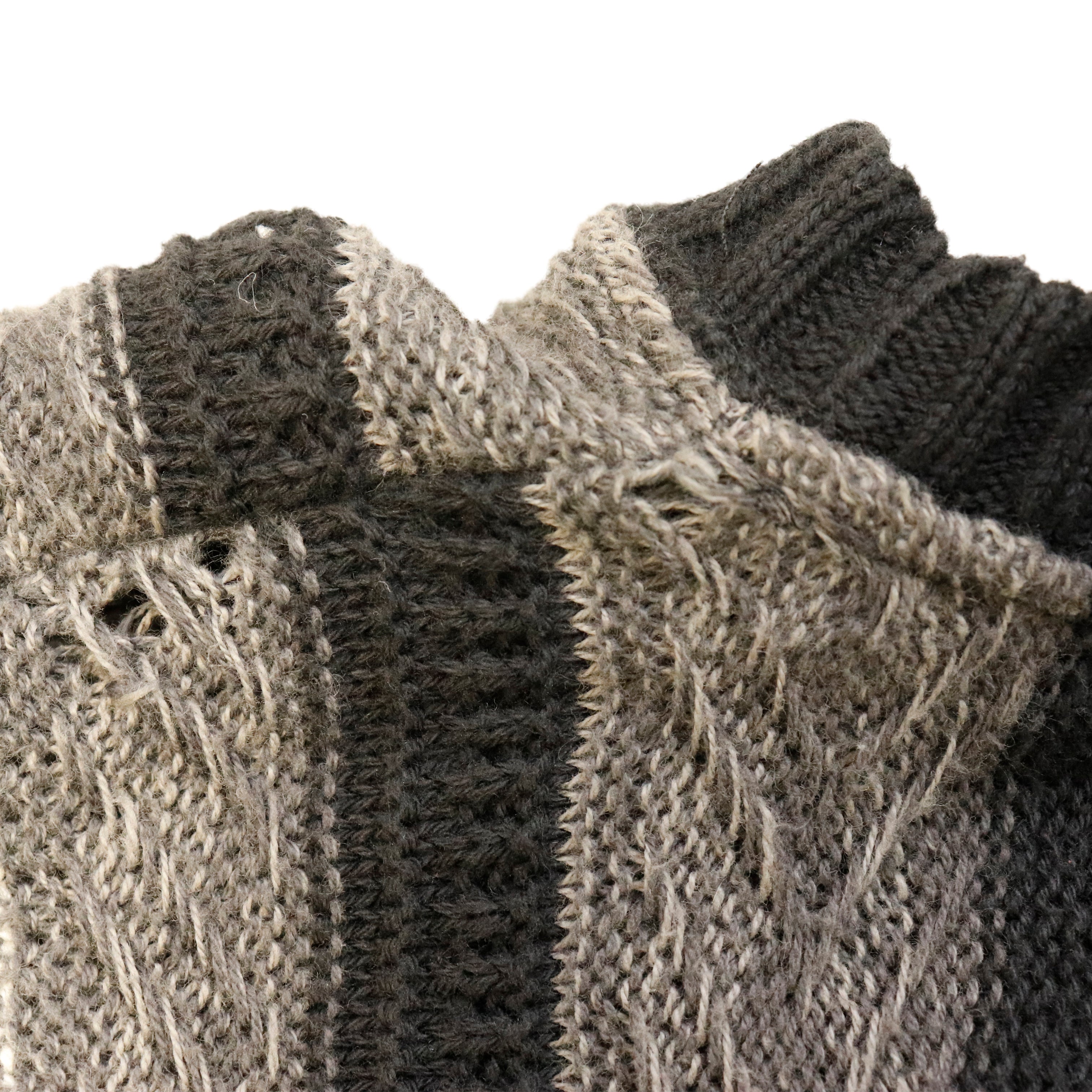 Vintage Alexander Lloyd striped textured 3D knit sweater Size XXXL