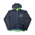 Vintage Es 95 Embroidered 95 Zip-Up Hoodie Size M