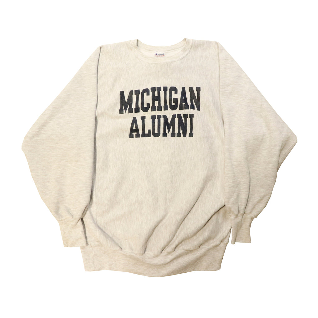 Vintage Champion Michigan Alumni Reverse Weave Sweatshirt Size XXL