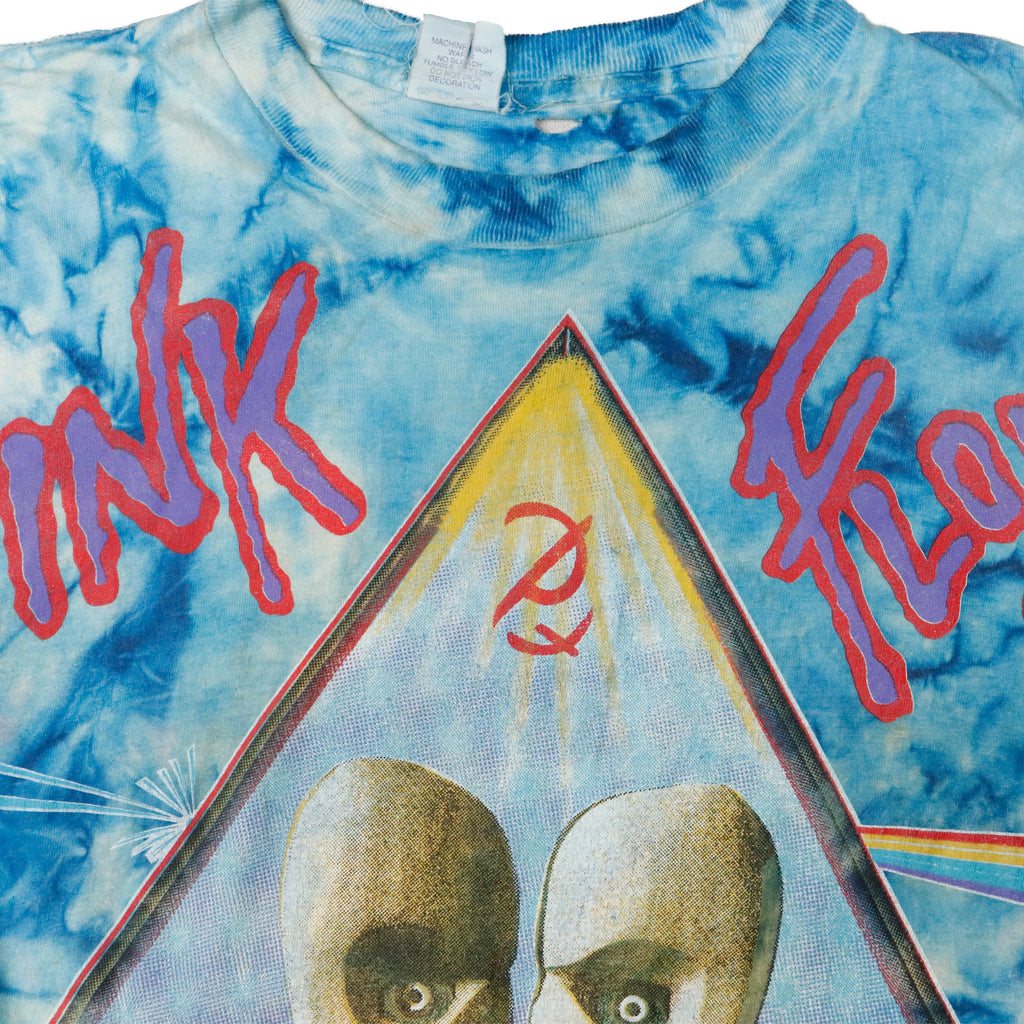 Vintage Pink Floyd The Division Bell Tour 1994 Graphic T-Shirt Size L Tye Dye