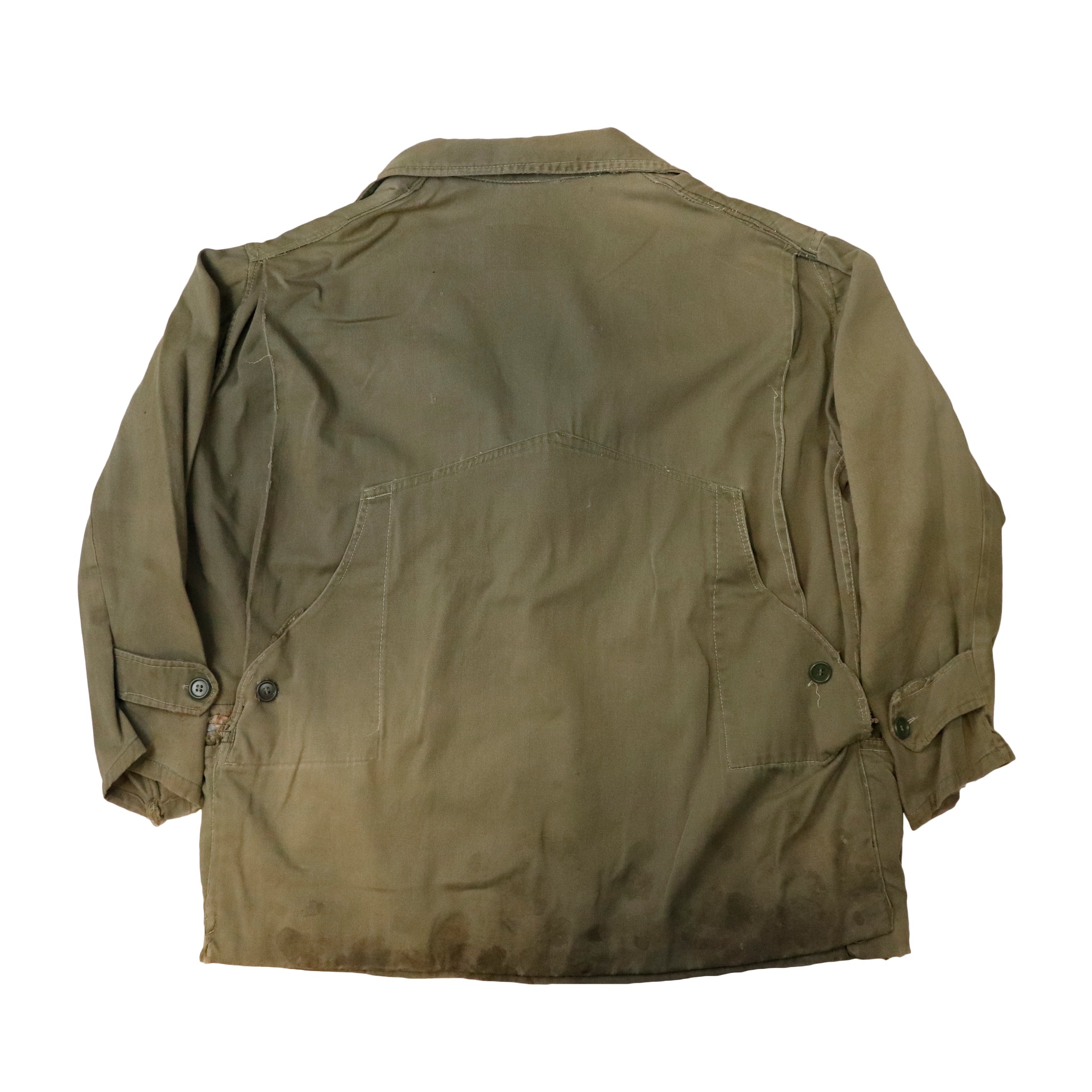 Vintage RARE Hunting Jacket 50s unique pocket details Fishing Army