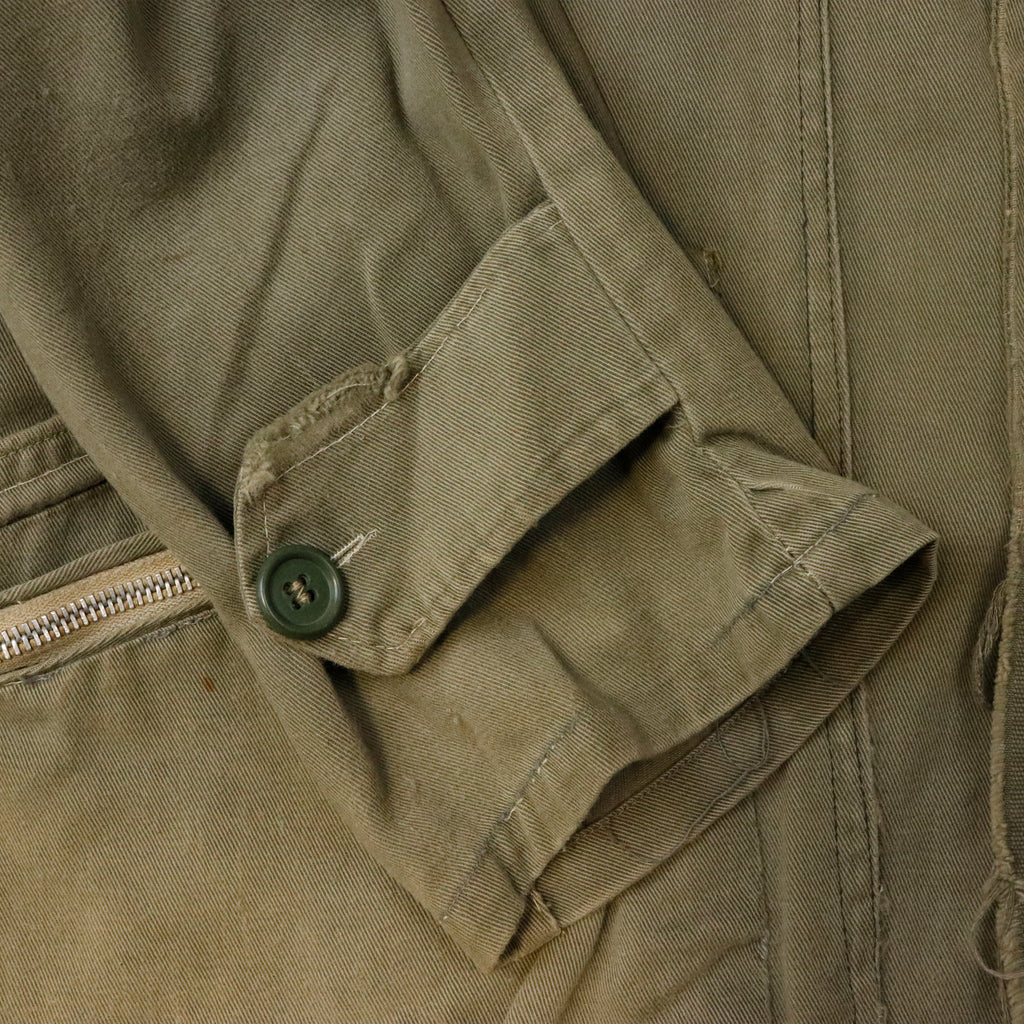 Vintage RARE Hunting Jacket 50s unique pocket details Fishing Army