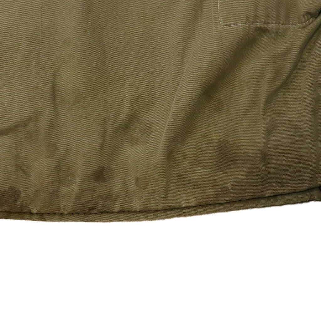 Vintage RARE Hunting Jacket 50s unique pocket details Fishing Army