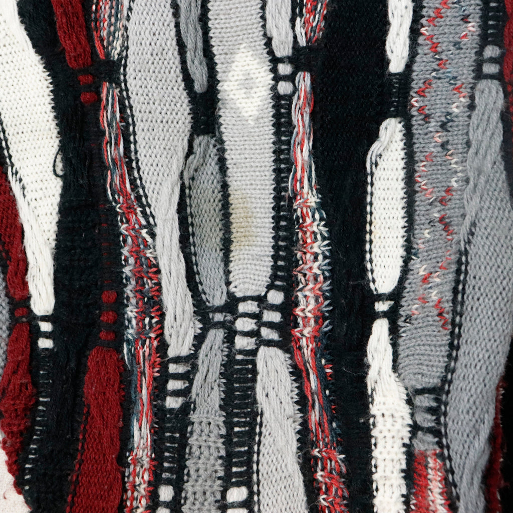 Vintage Alan Stuart Textured 3D Knit Sweater Size XL 90s