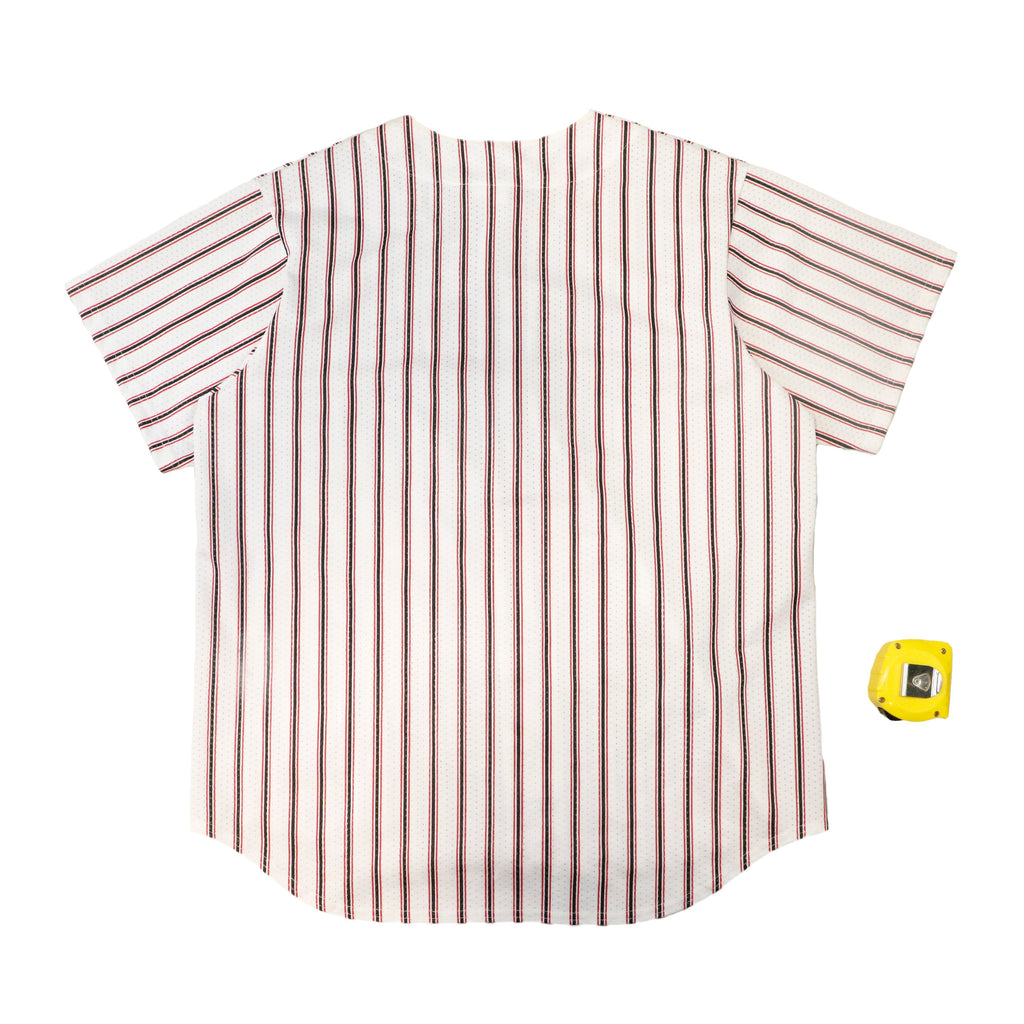 Vintage Majestic Cincinnati Pinstripe Baseball Jersey Size L