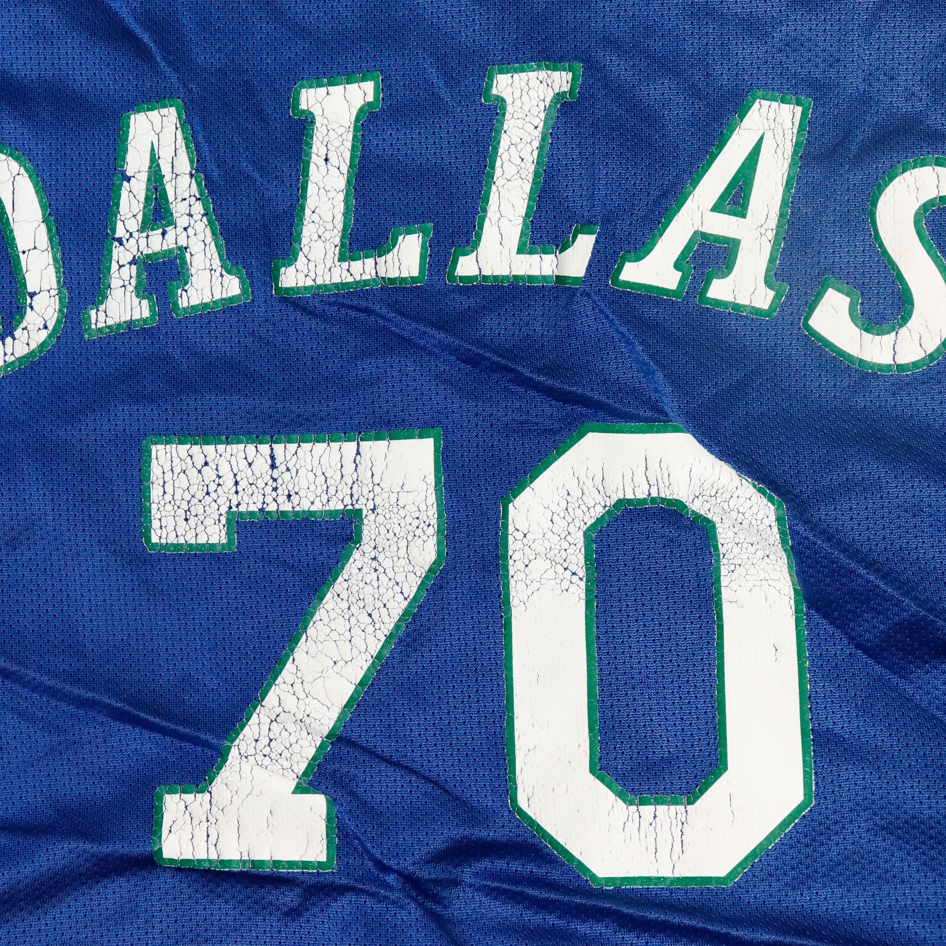 Vintage Champion Dallas 70 Basketball Jersey Size XXL