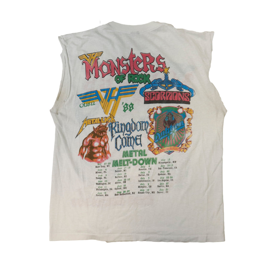 Vintage Monsters of Rock Graphic Tank Top Size L Van Halen Metallica a –  FAIF.COM