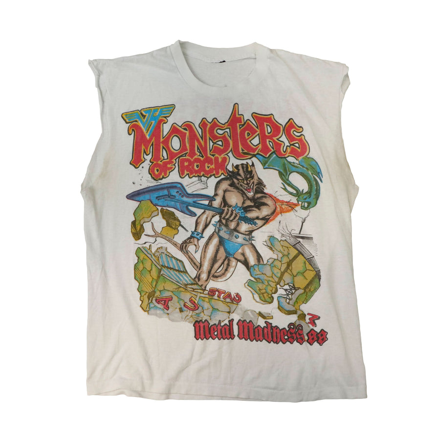monsters of rock shirt Vintage Monsters of Rock Graphic Tank Top Size L Van Halen Metallica a – FAIF.COM