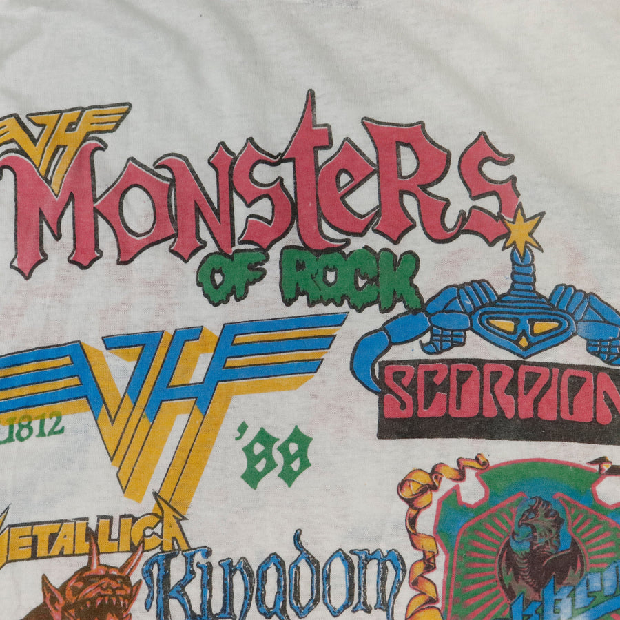 monsters of rock van halen Vintage Monsters of Rock Graphic Tank Top Size L Van Halen Metallica a –  FAIF.COM