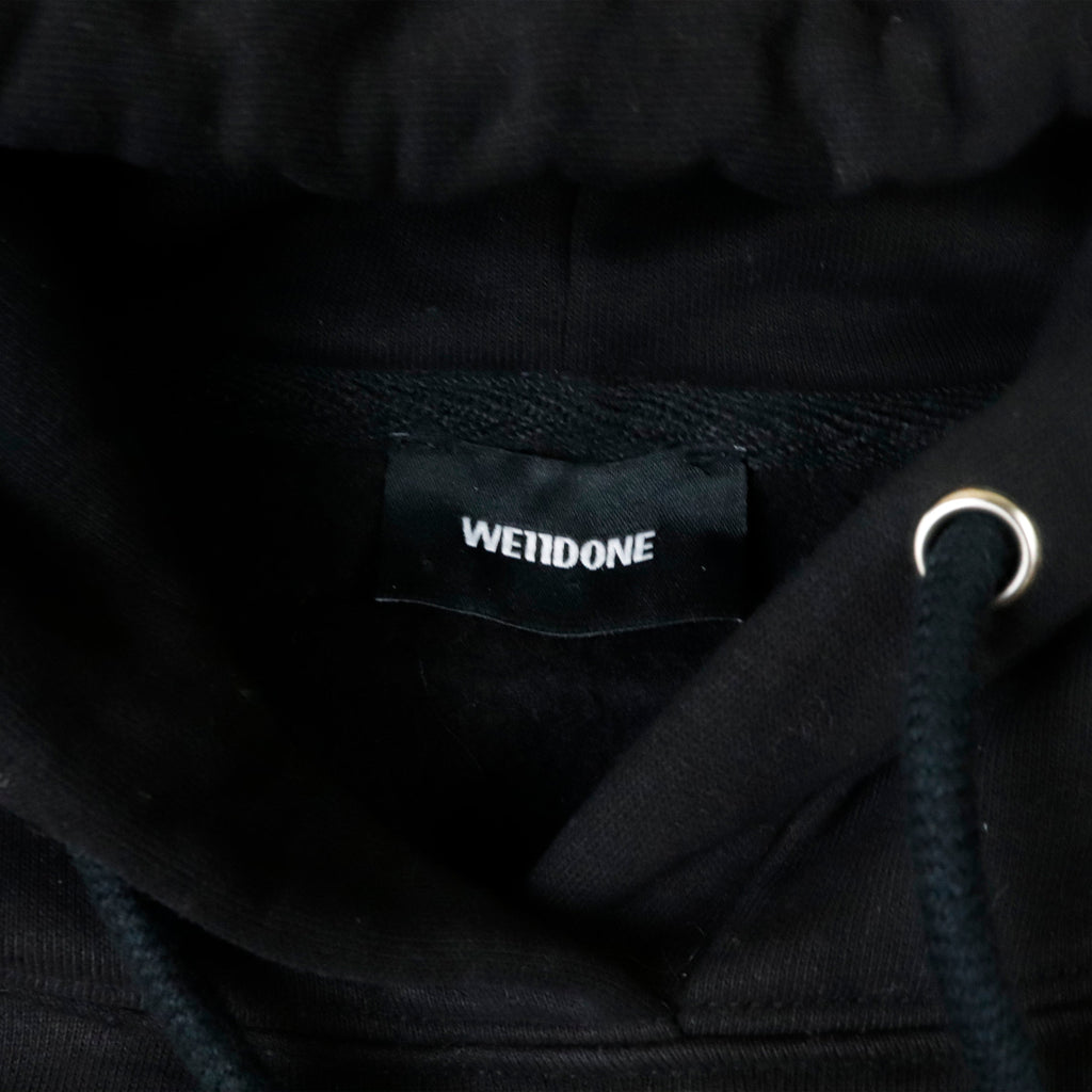 Vintage We11done Embroidered Logo Pullover Hoodie Size L