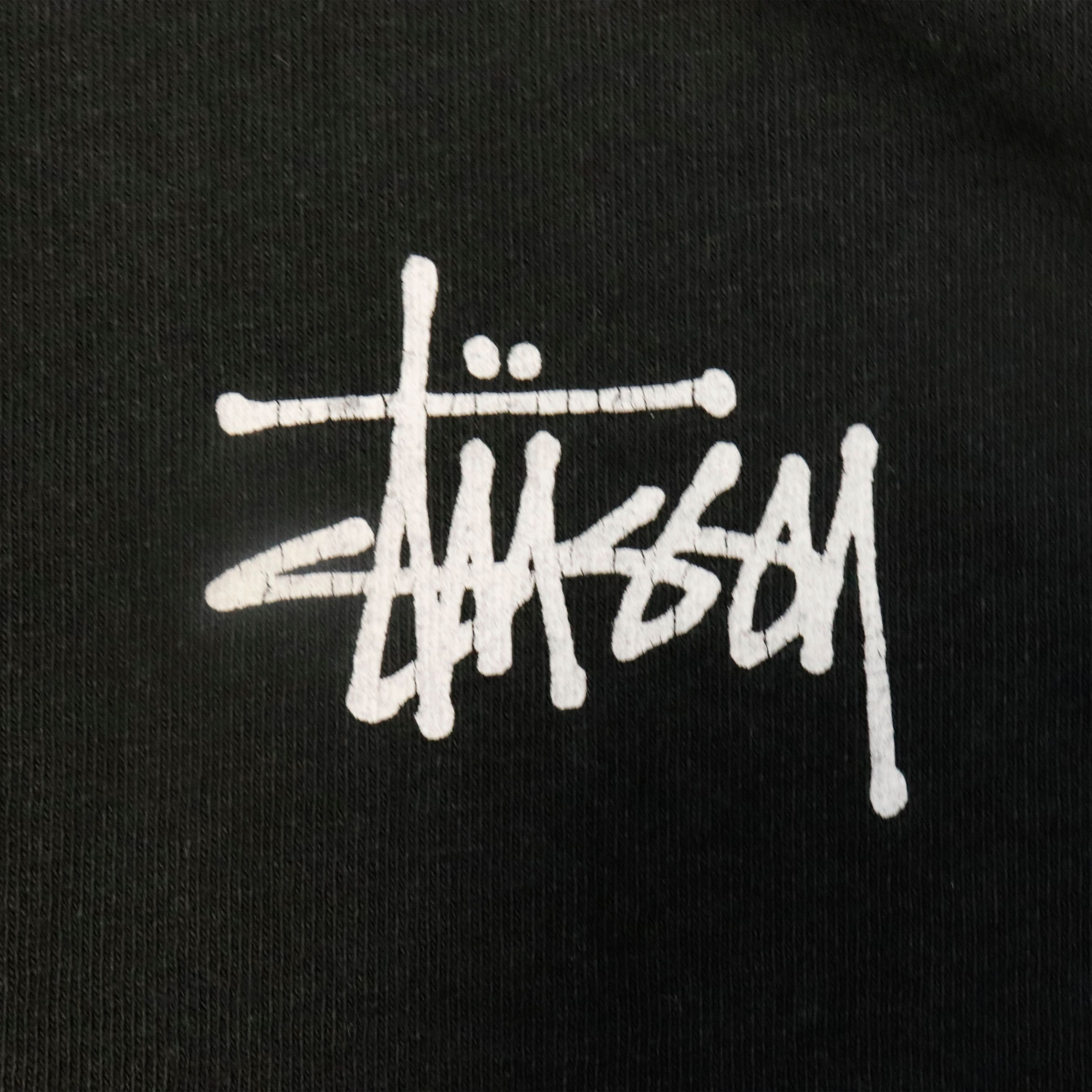 Vintage Stussy Signature Logo T-Shirt Size L
