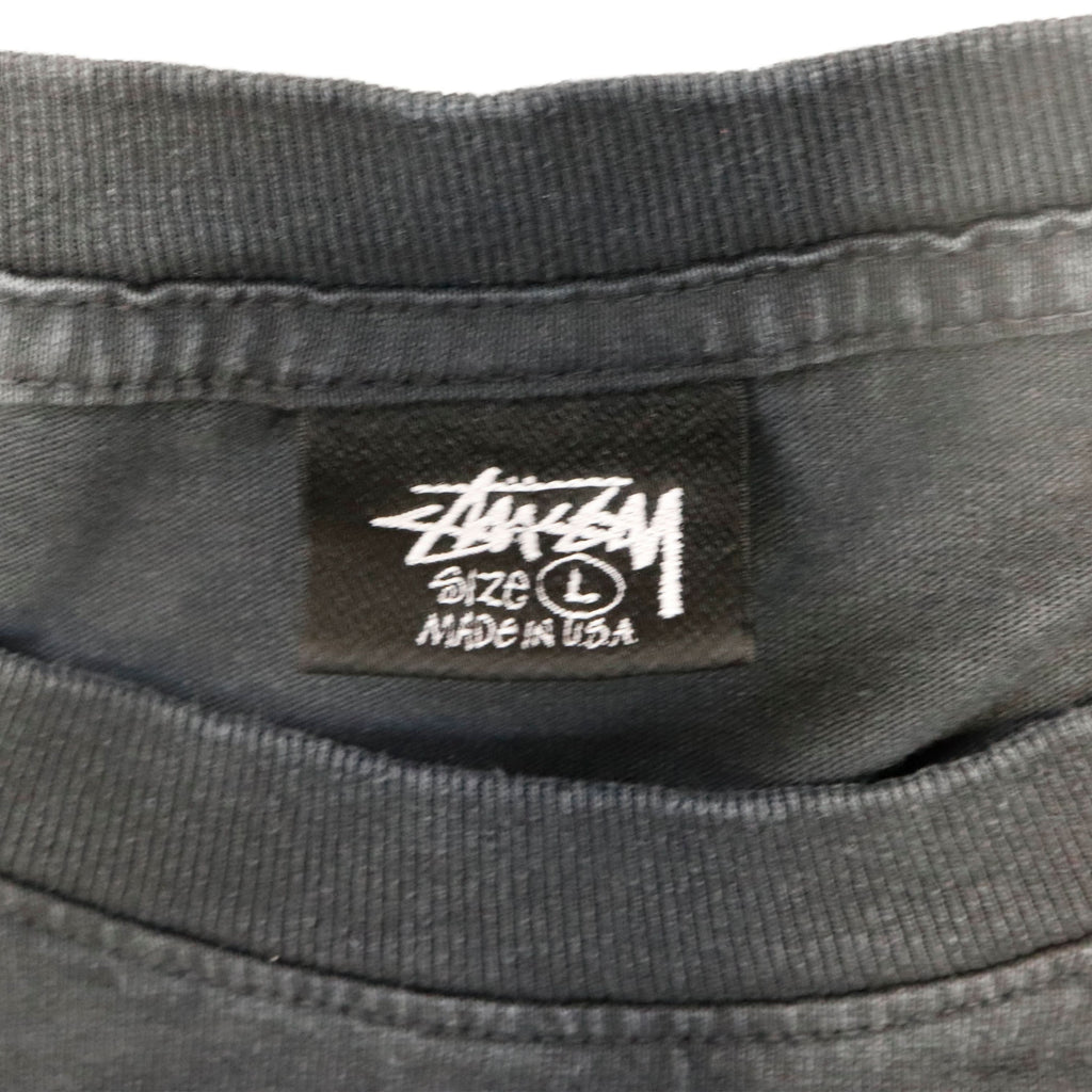 Vintage Stussy Signature Logo T-Shirt Size L