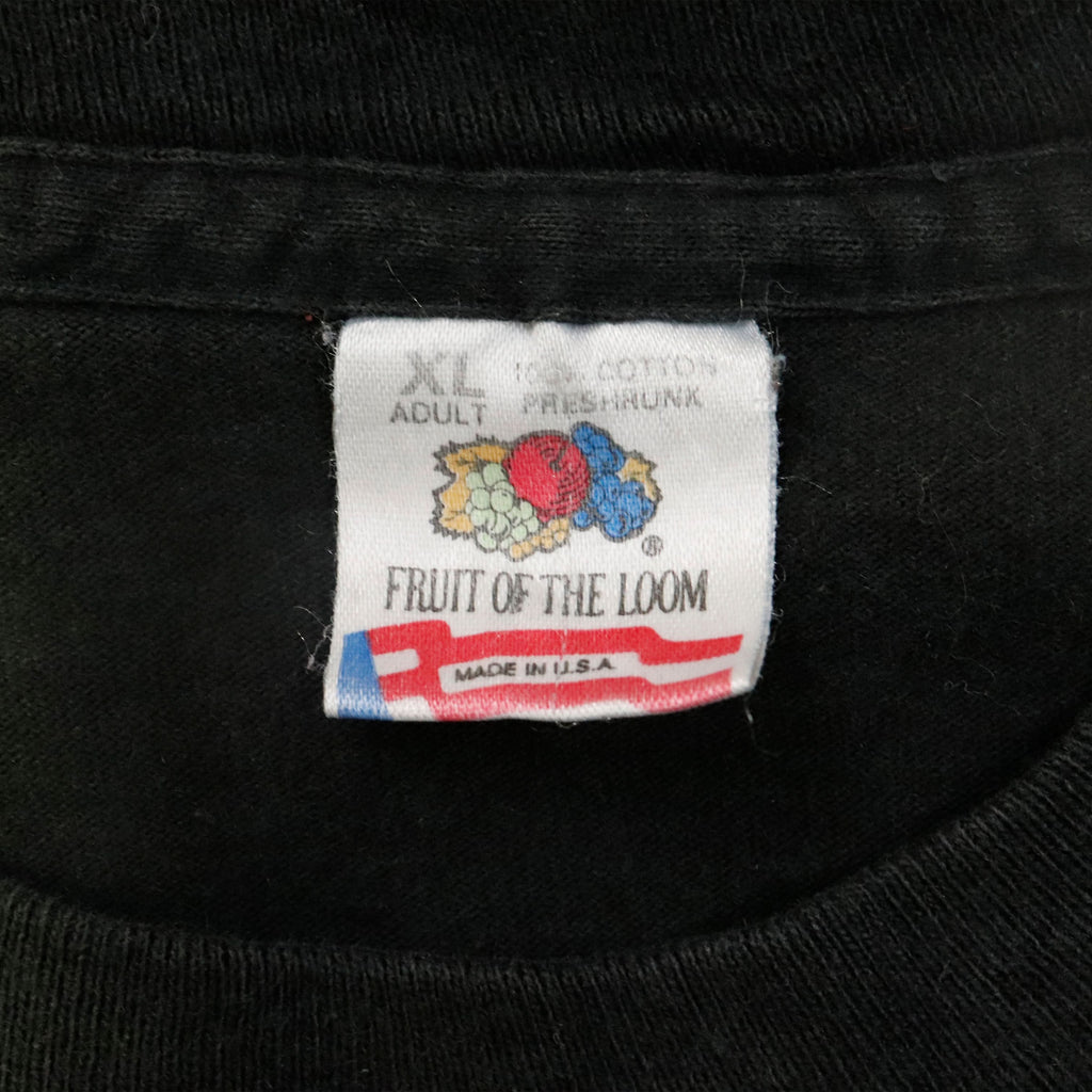 Vintage 1995 Fruit of the Loom Periodic Table Graphic T-Shirt Size XL
