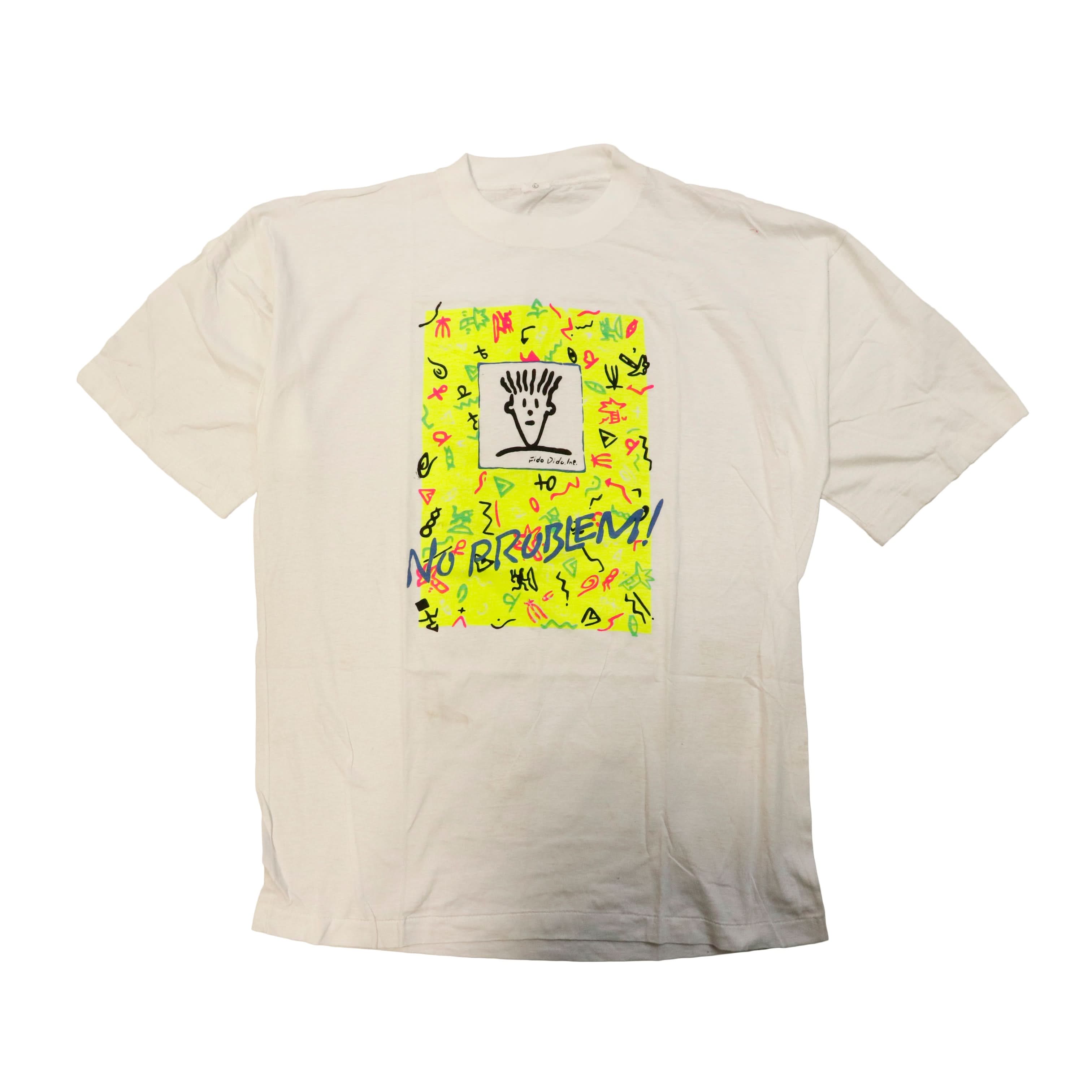 Vintage Fido Dido Sprite No Problem Graphic T-Shirt Size L