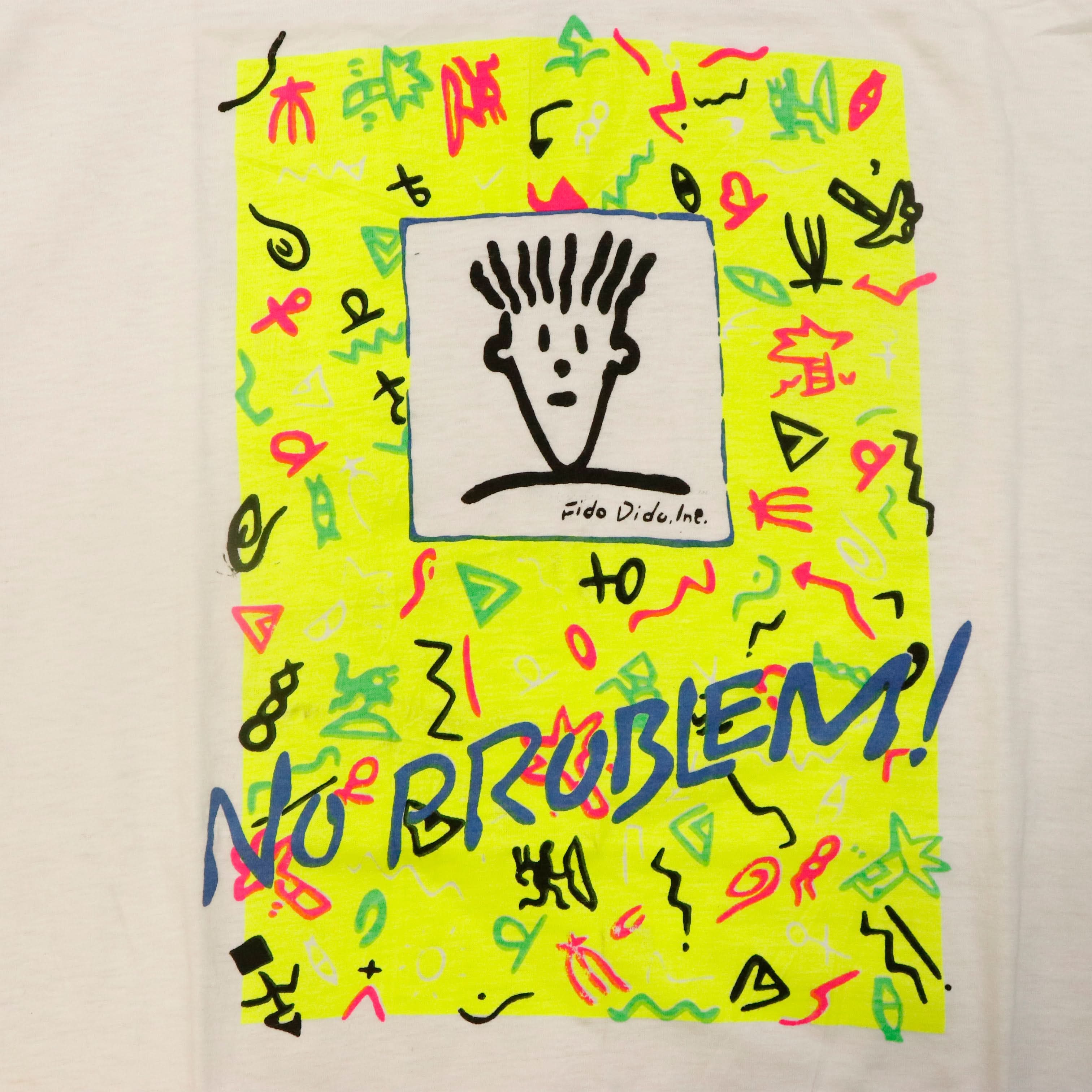 Vintage Fido Dido Sprite No Problem Graphic T-Shirt Size L