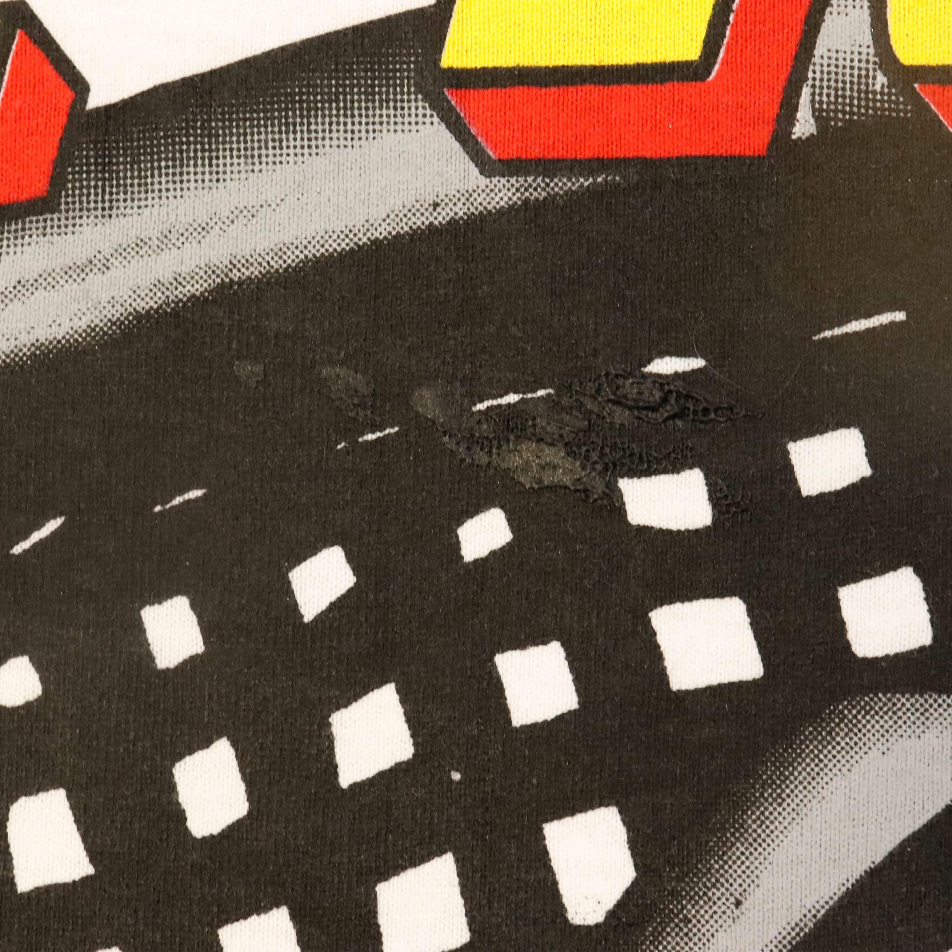 Vintage Nascar Race Rock racing graphic t-shirt AOP BIG PRINT large