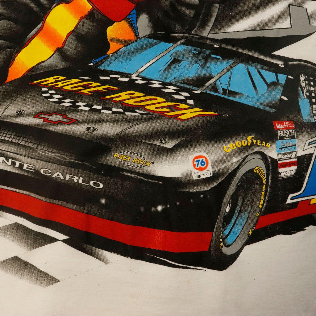 Vintage Nascar Race Rock racing graphic t-shirt AOP BIG PRINT large