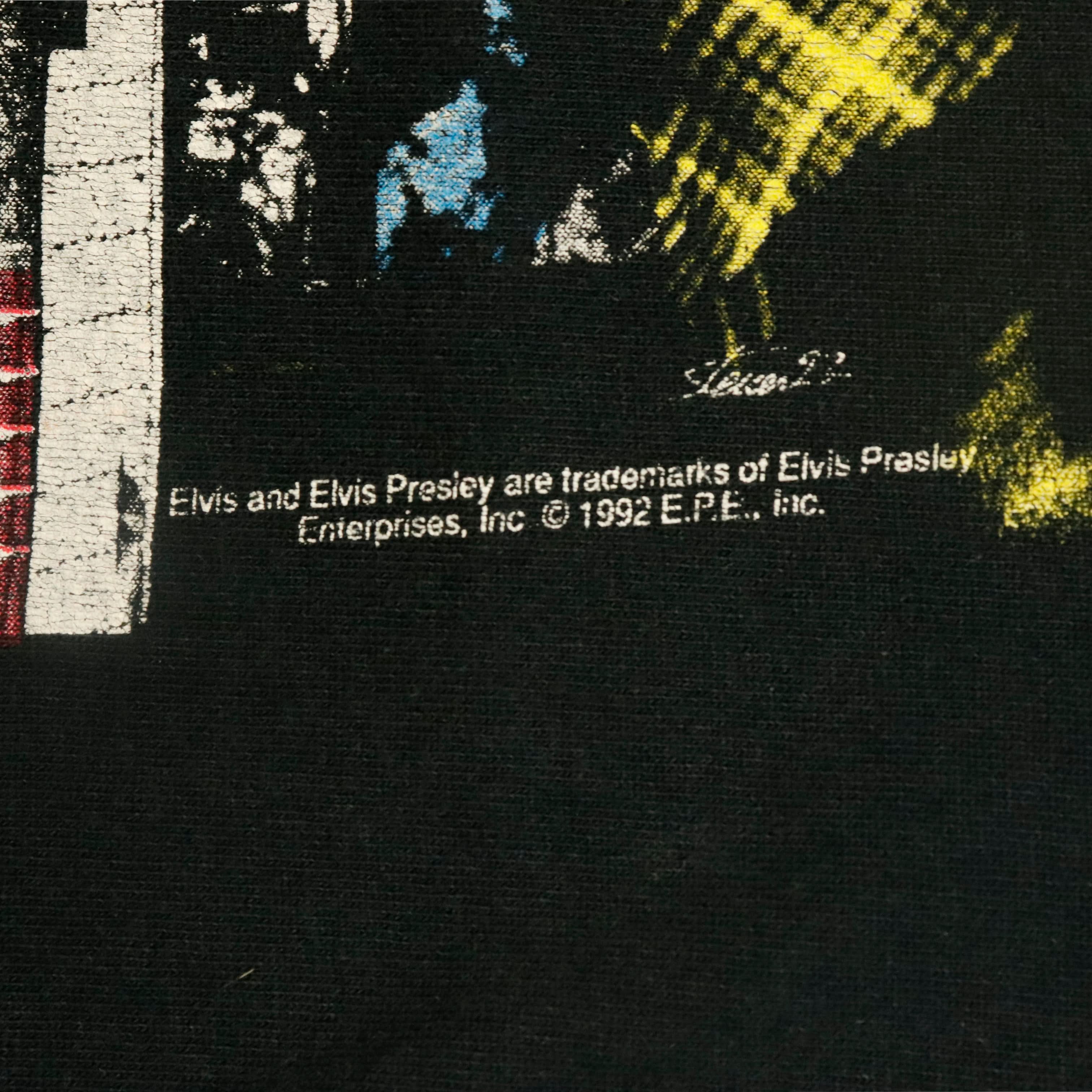 Vintage 1992 Elvis Presley Graceland Graphic T-Shirt Size L