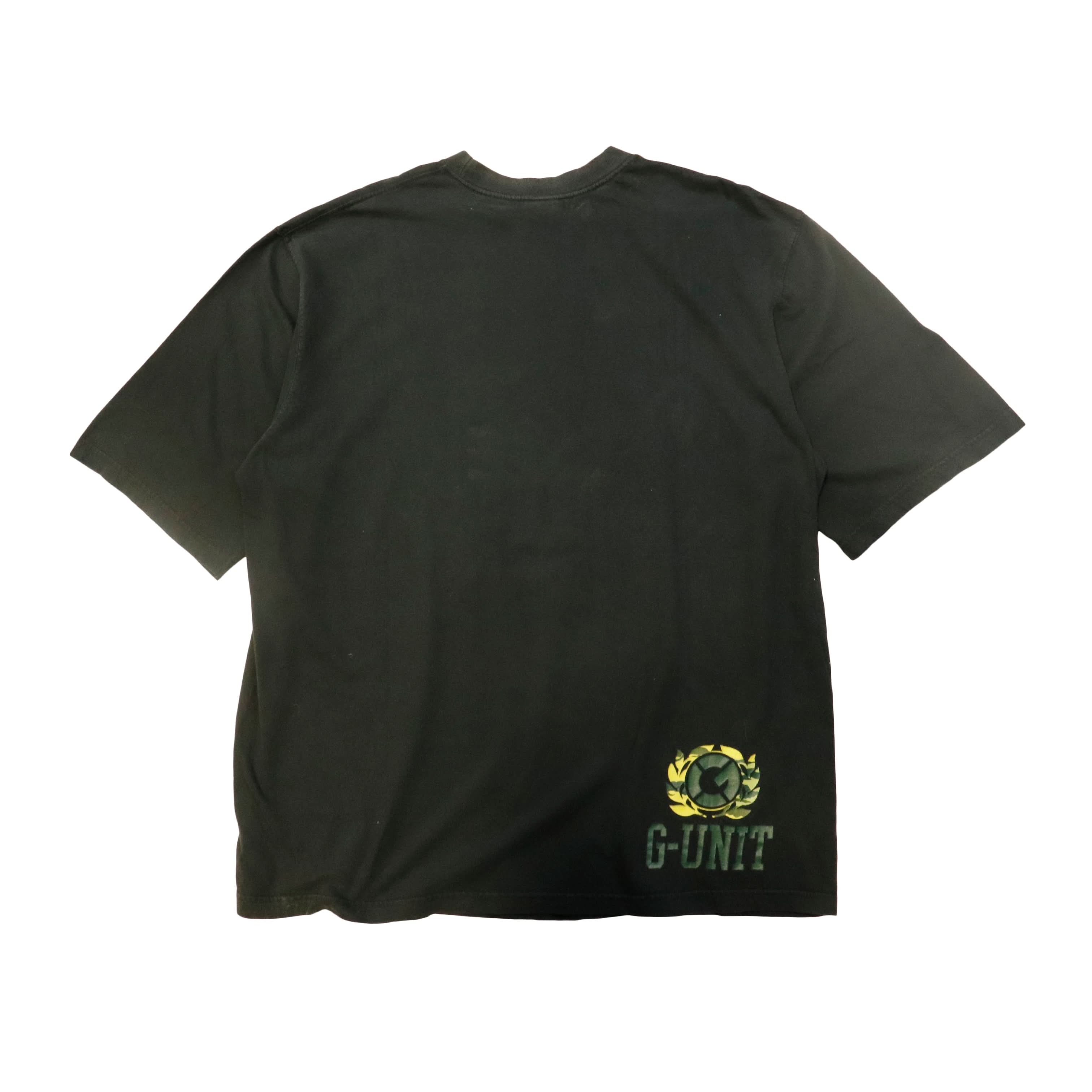Vintage G Unit camouflage logo graphic t-shirt Size XXXL