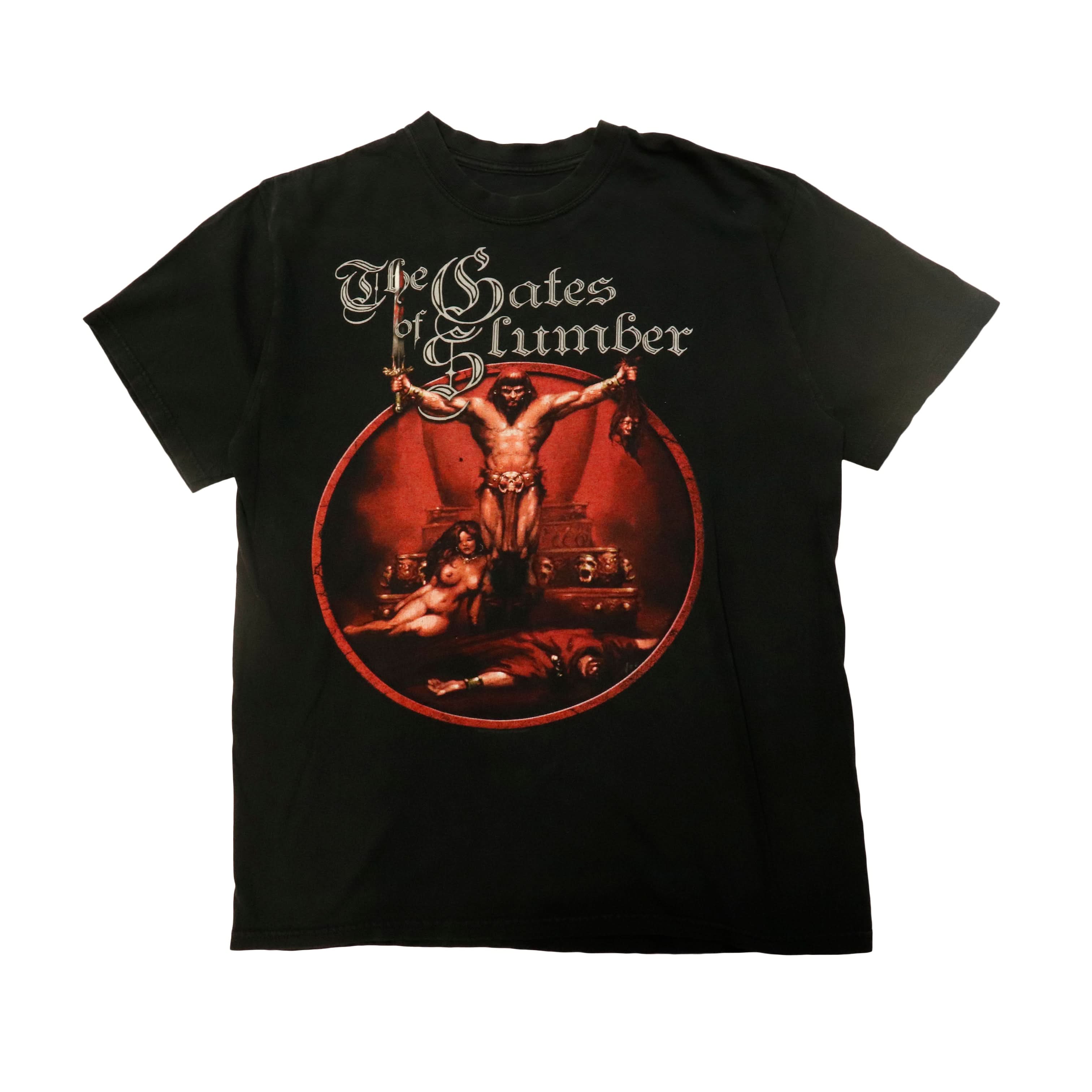 Vintage The Gates of Slumber Graphic T-Shirt Doom Metal Rock