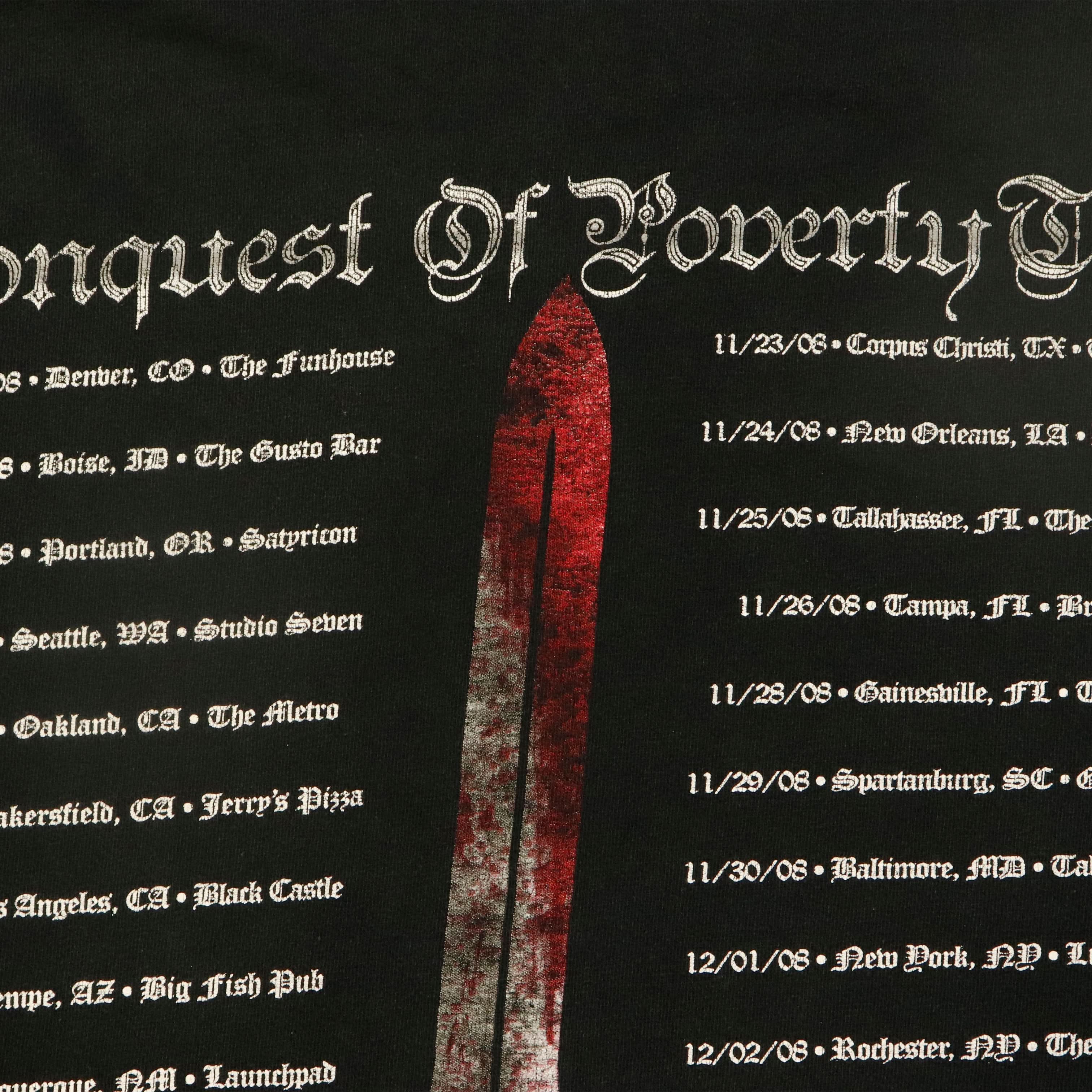 Vintage The Gates of Slumber Graphic T-Shirt Doom Metal Rock