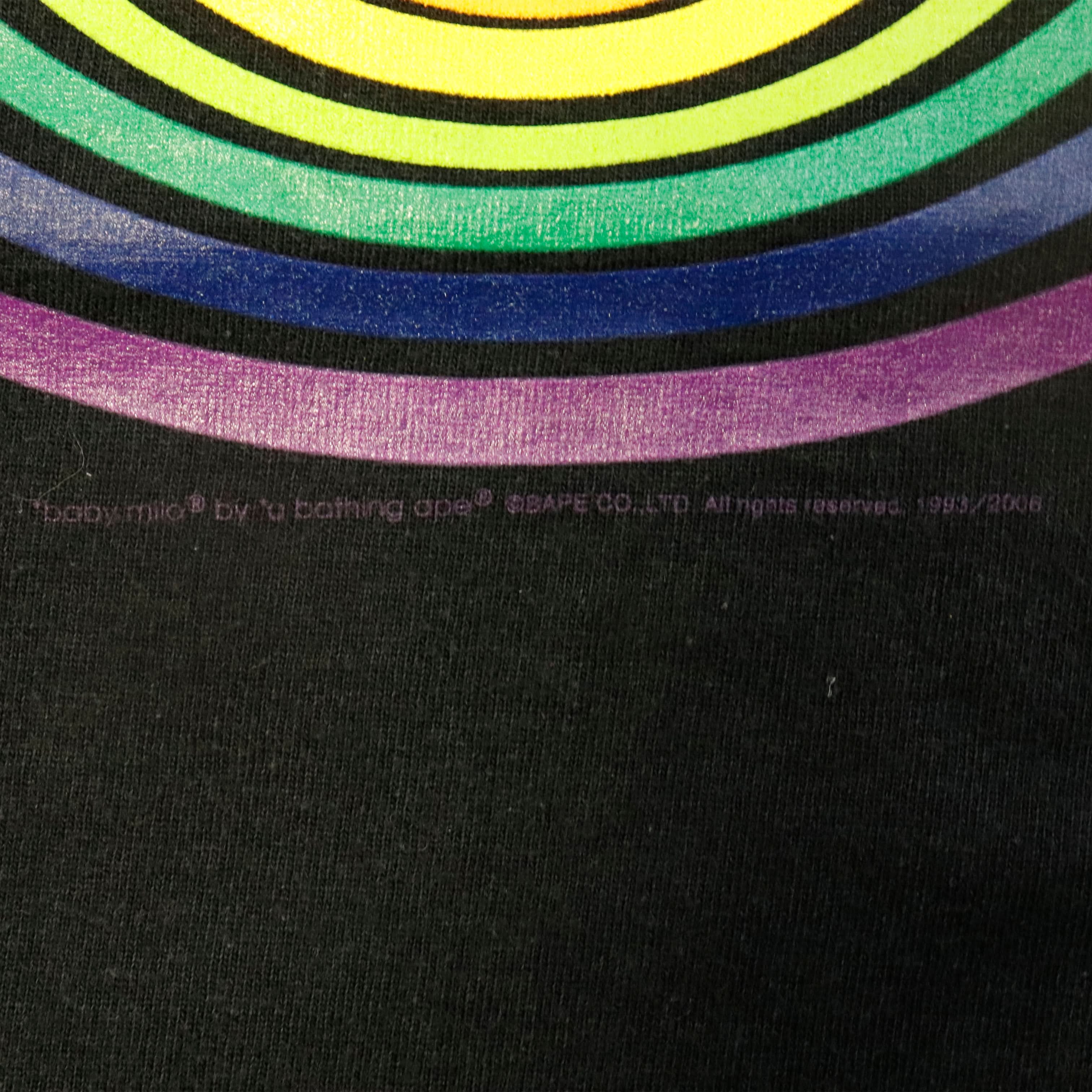 Vintage Baby Milo Rainbow Target Graphic T-Shirt Size M Bape