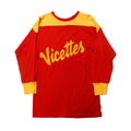 Vintage 50s Jersey Vicettes #28 Two-Tone Long Sleeve Shirt Size N/A