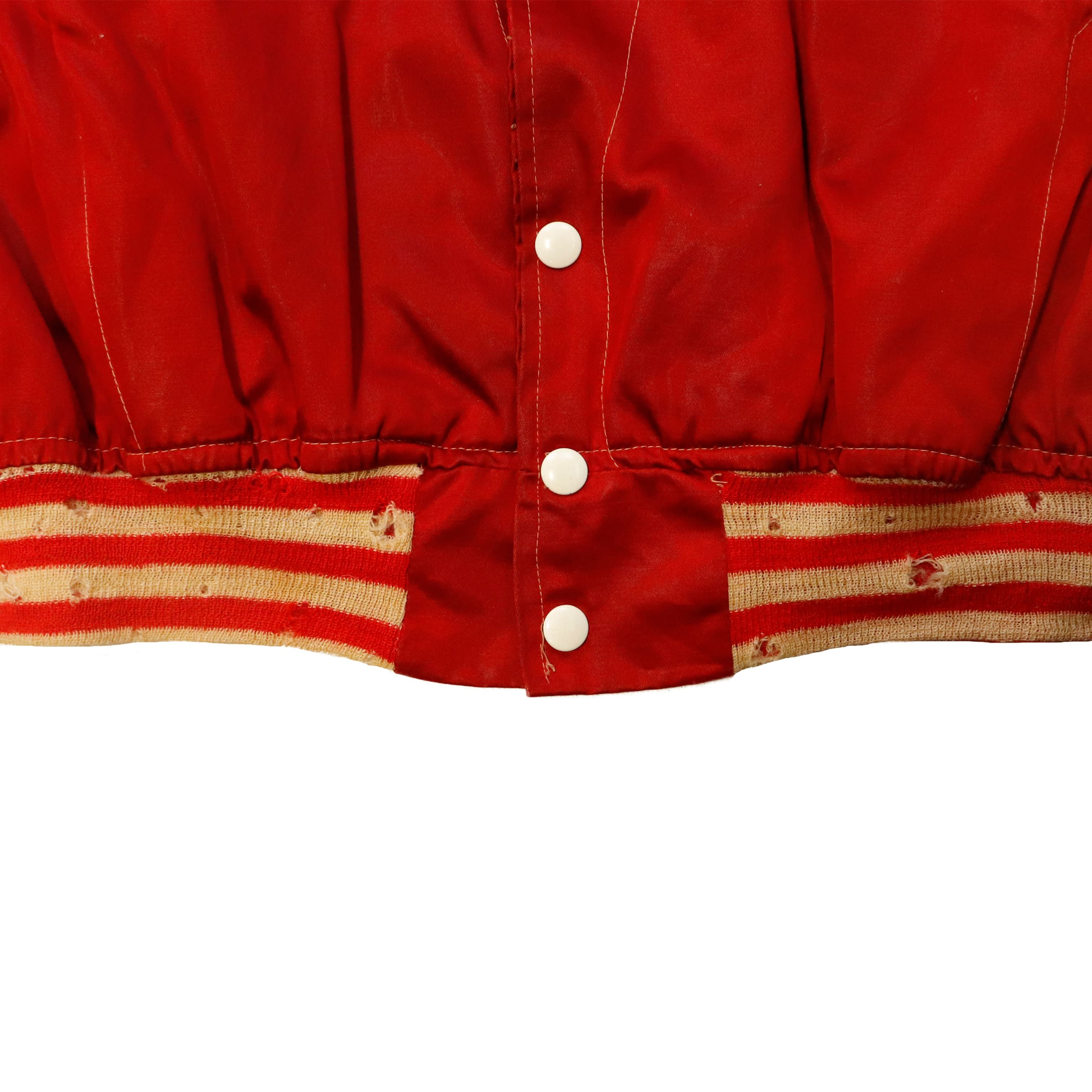 Vintage 40s Sandow Sportswear Alberni Athletics Satin Jacket